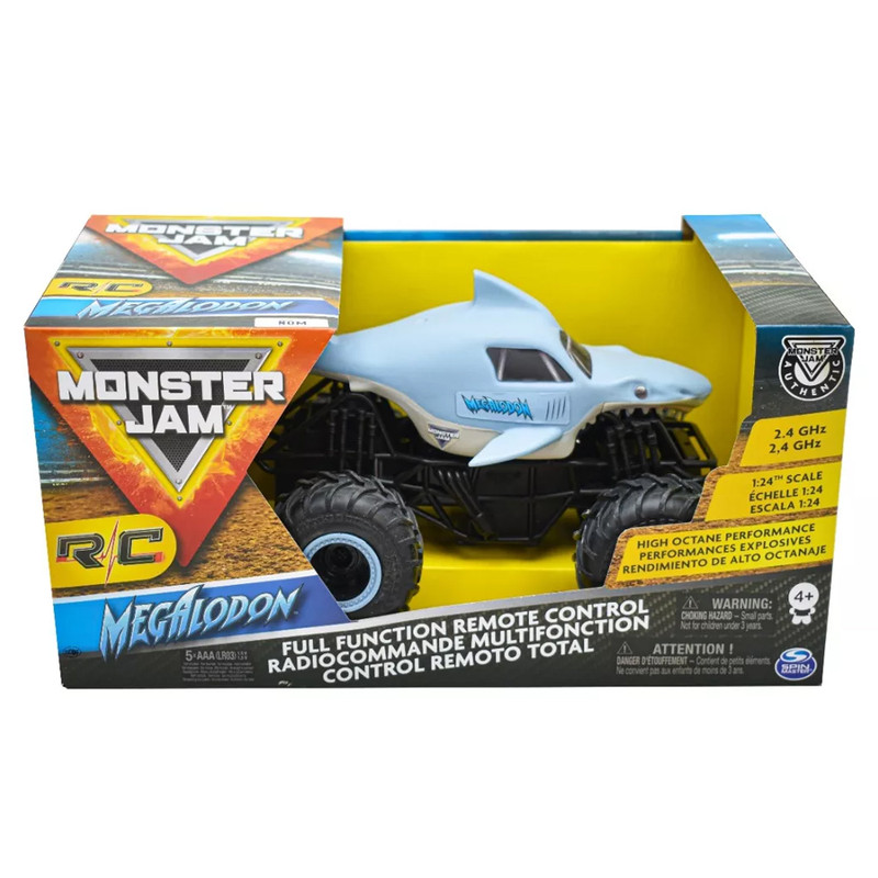 Foto 4 pulgar | Coche De Control Remoto Spin Master Monster Jam Megalodon