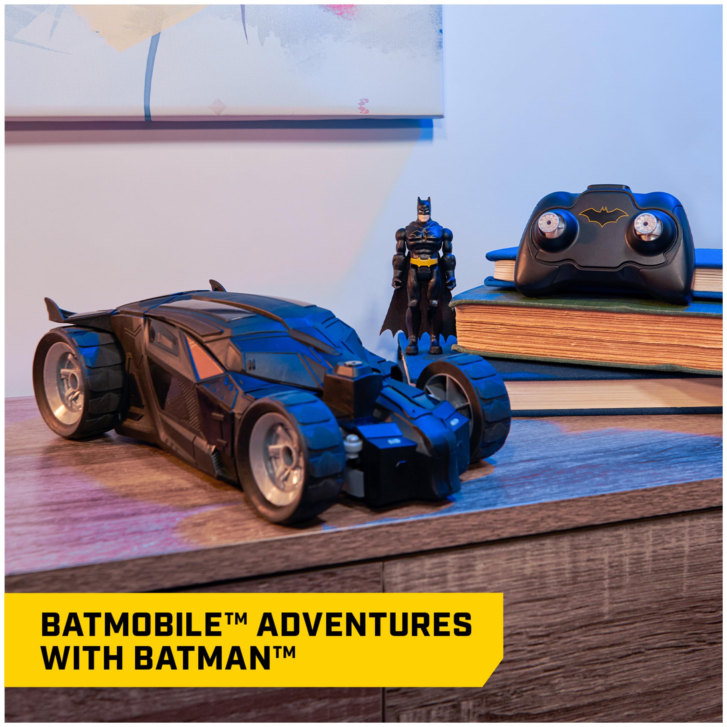 Foto 2 | Coche Con Control Remoto Dc Comics Batman Batmobile Con Batman - Venta Internacional.