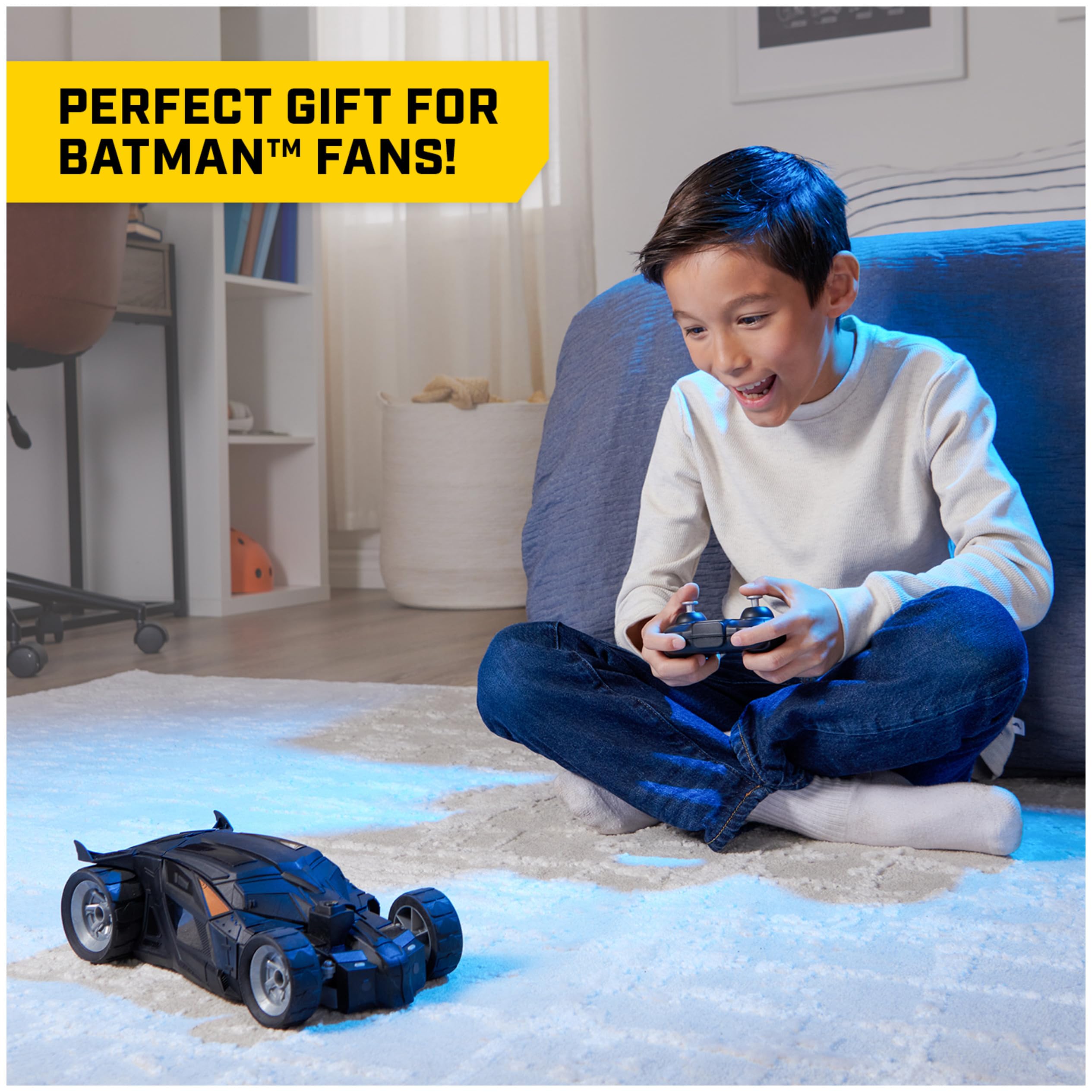 Foto 7 pulgar | Coche Con Control Remoto Dc Comics Batman Batmobile Con Batman - Venta Internacional.