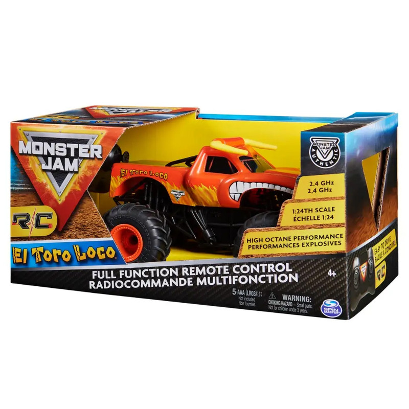 Foto 2 | Coche De Control Remoto Spin Master Monster Jam El Toro Loco