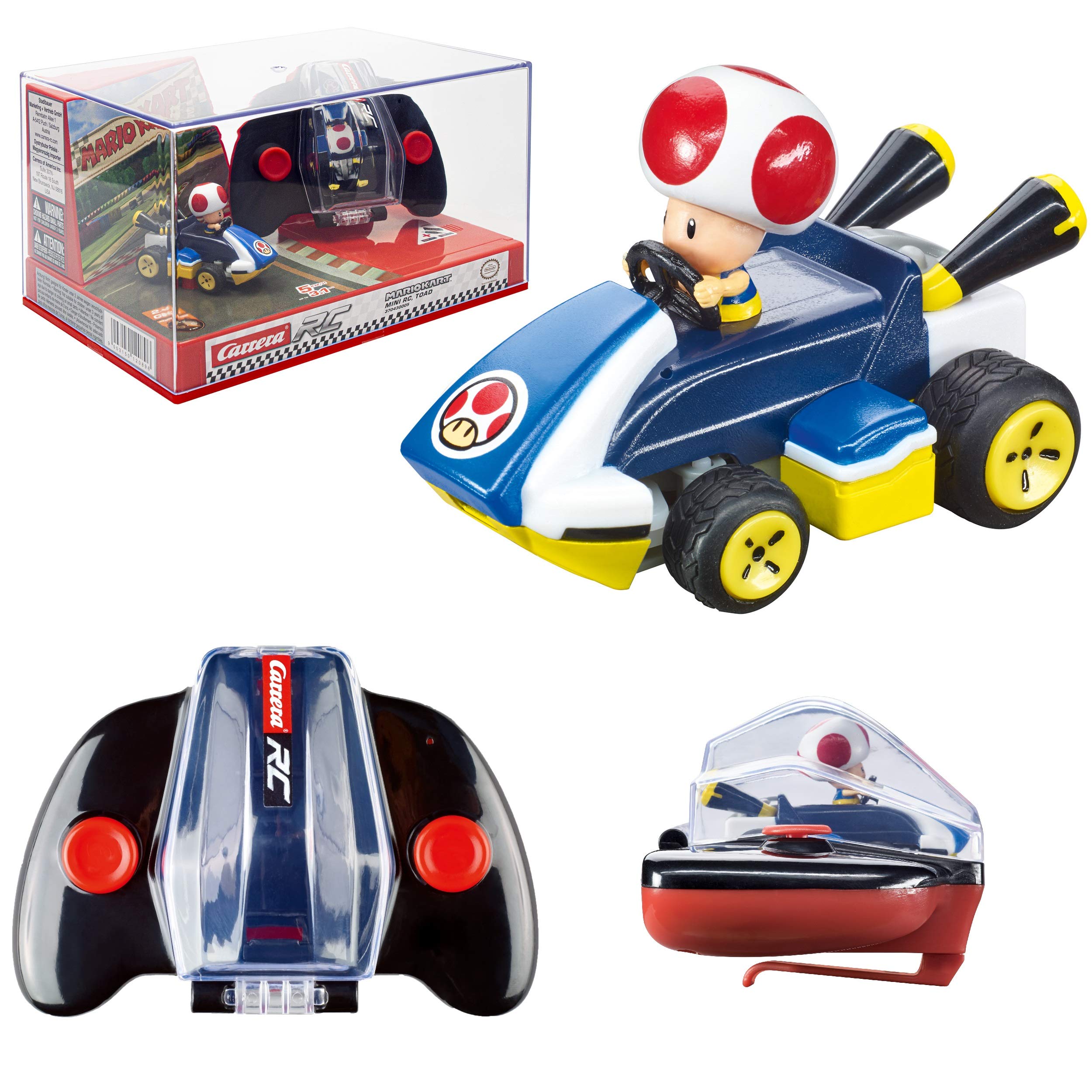 Foto 2 pulgar | Coche De Juguete Carrera Rc Nintendo Mario Kart Toad 2,4 Ghz 1:50 - Venta Internacional.