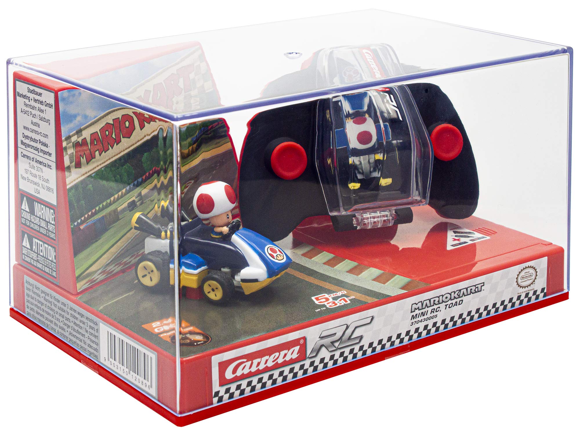 Foto 4 pulgar | Coche De Juguete Carrera Rc Nintendo Mario Kart Toad 2,4 Ghz 1:50 - Venta Internacional.