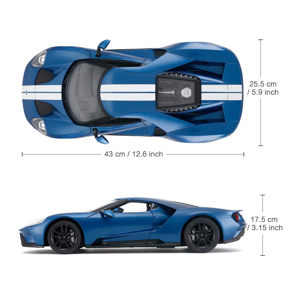 Foto 5 pulgar | Juguete de Carreras RC Car Rastar 1/14 Ford GT con Control Remoto - Venta Internacional