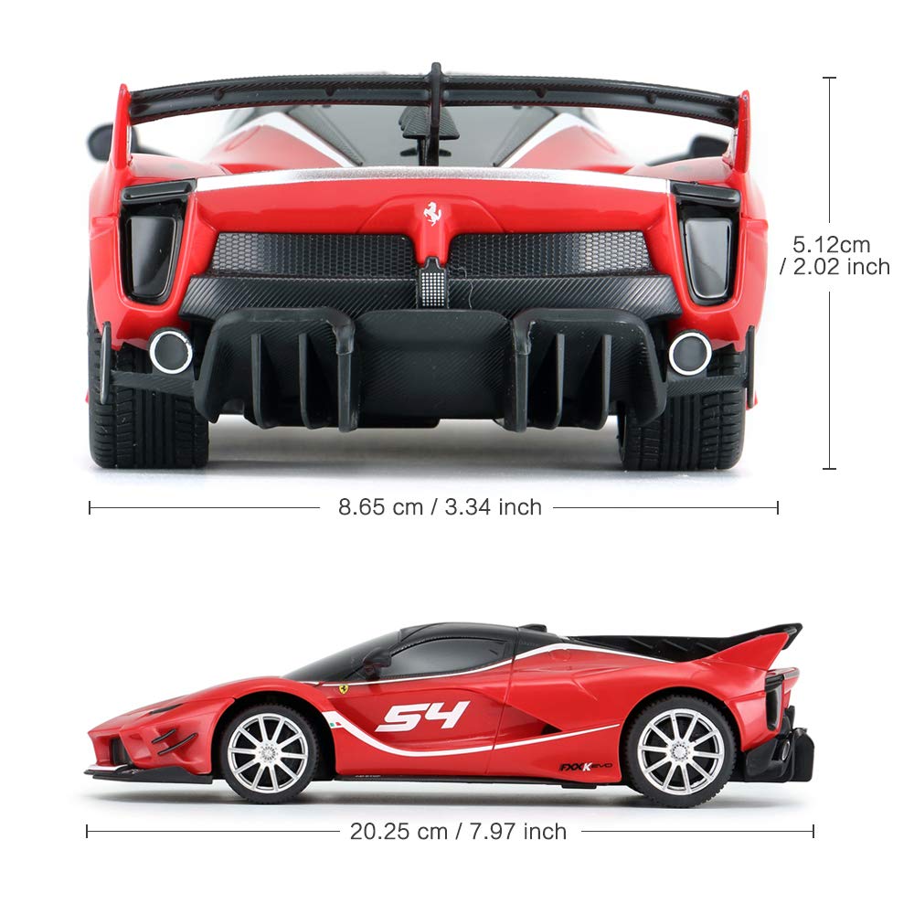 Foto 4 pulgar | Coche a Control Remoto Rastar Ferrari FXX K Evo 1/24 - Rojo - Venta Internacional