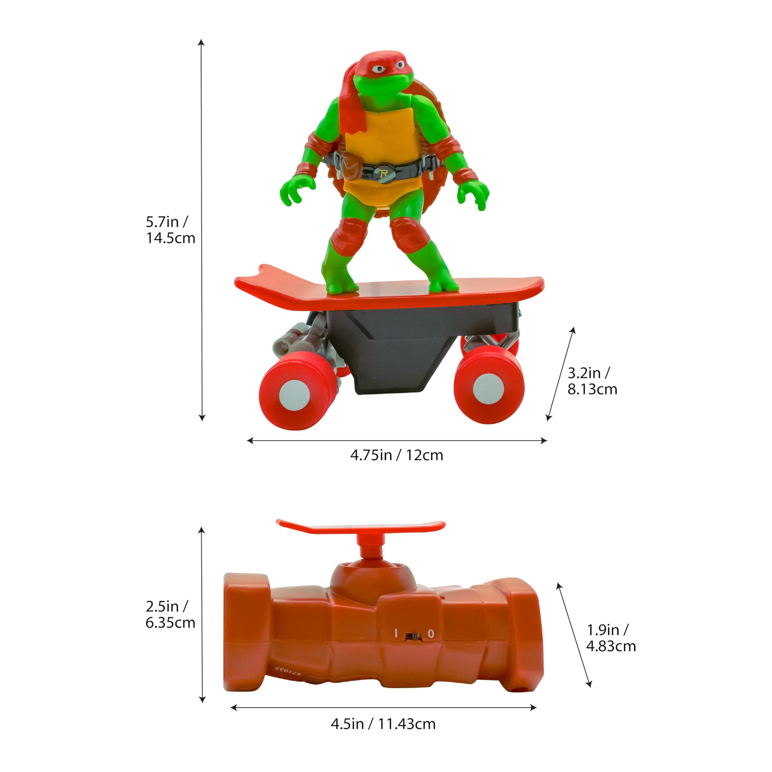 Foto 4 pulgar | Vehículo Rc Teenage Mutant Ninja Turtles Raphael Movie Ed. - Venta Internacional.