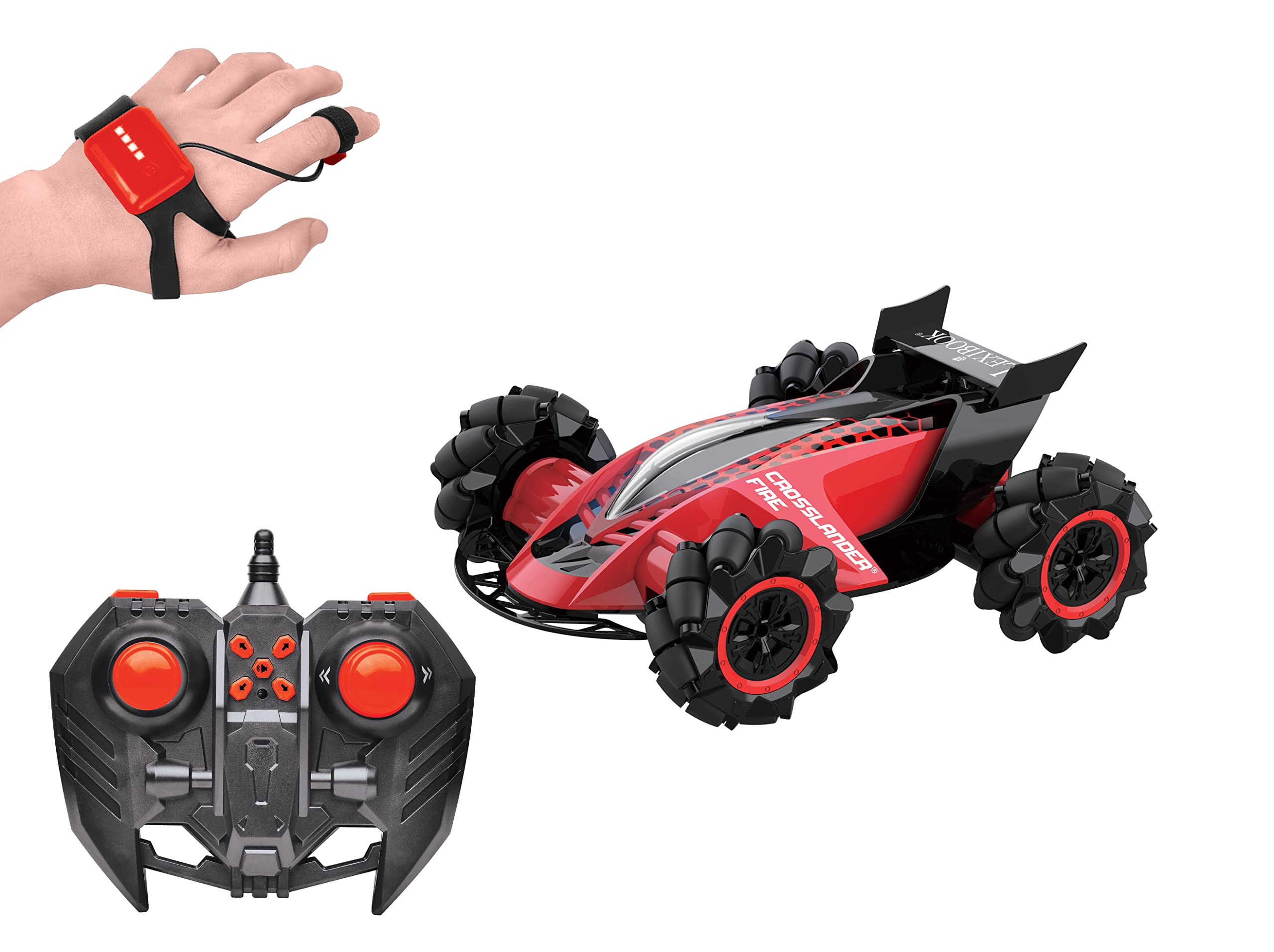 Coche Con Mando A Distancia Lexibook Crosslander Fire Rc60 Red - Venta Internacional.