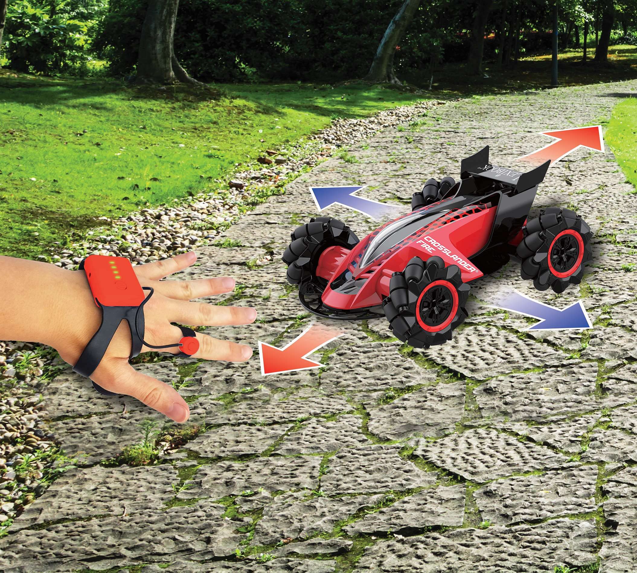 Foto 7 pulgar | Coche Con Mando A Distancia Lexibook Crosslander Fire Rc60 Red - Venta Internacional.
