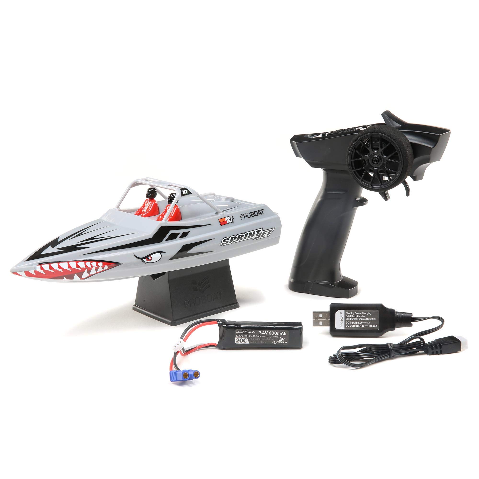 Foto 4 pulgar | Jet Boat Pro Boat Sprintjet 9 Con Autorregulación Deep-v Rtr - Venta Internacional.