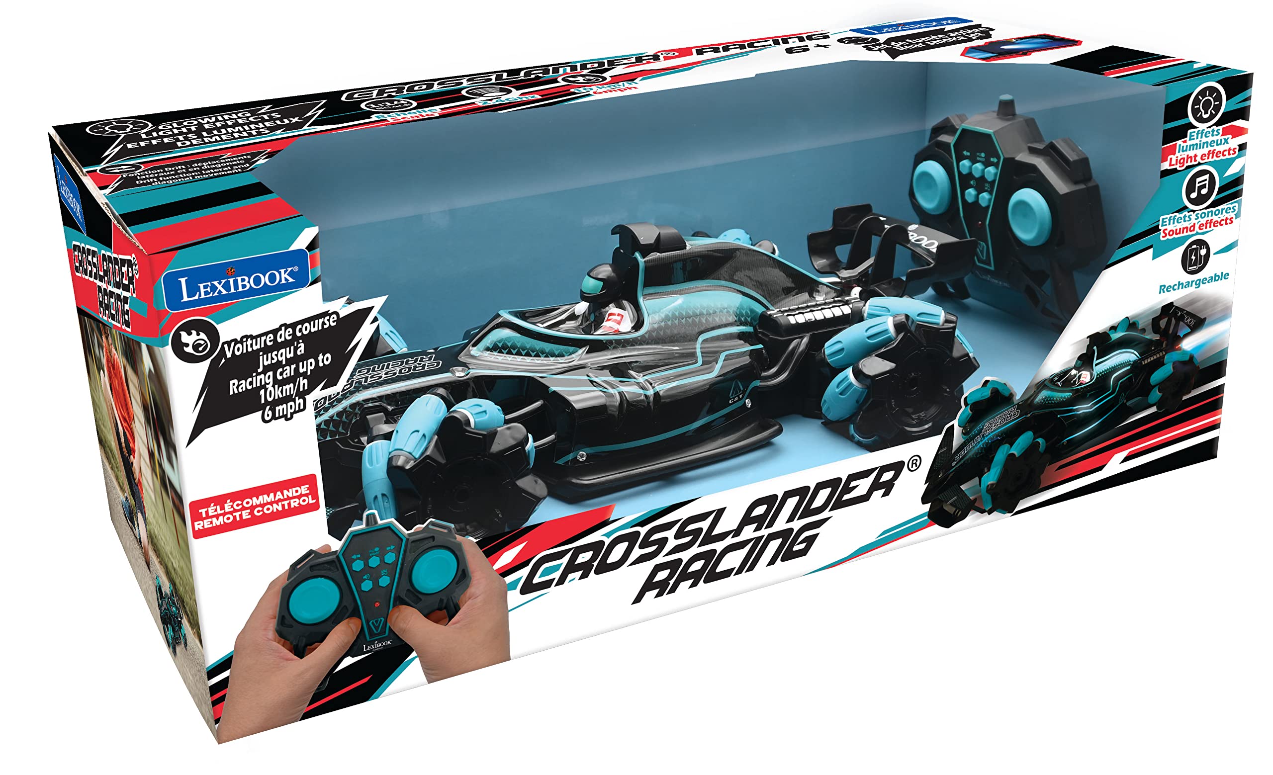 Foto 4 | Auto De Carreras Con Mando A Distancia Lexibook Crosslander  Racing Rc61 - Venta Internacional.