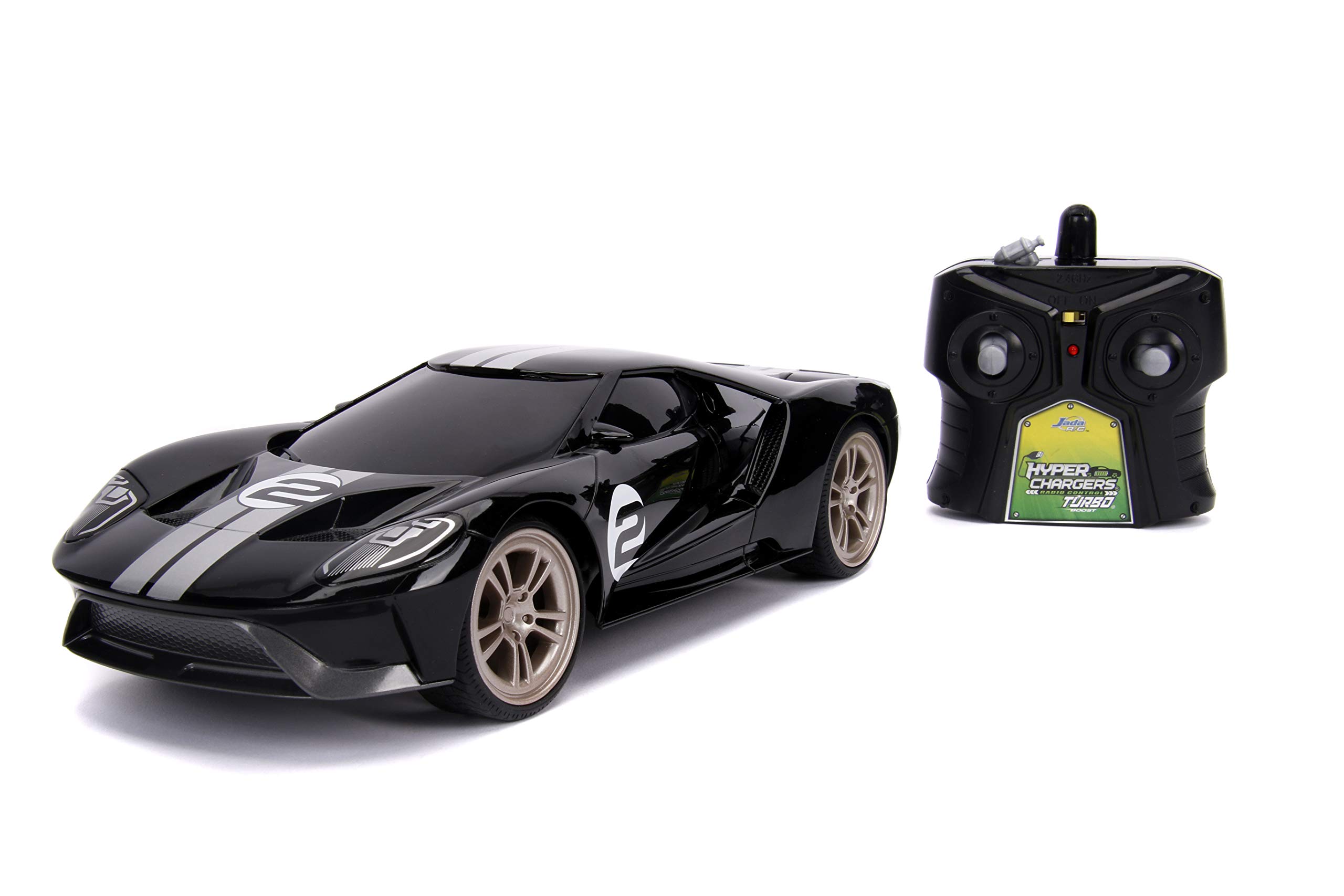Foto 2 pulgar | Coche A Control Remoto Jada Toys Bigtime Muscle 2017 Ford Gt 1:16 - Venta Internacional.