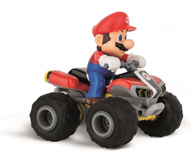 Foto 3 | Coche De Juguete Carrera Rc Nintendo Mario Kart Quad A Escala 1:40 2,4 Ghz - Venta Internacional.