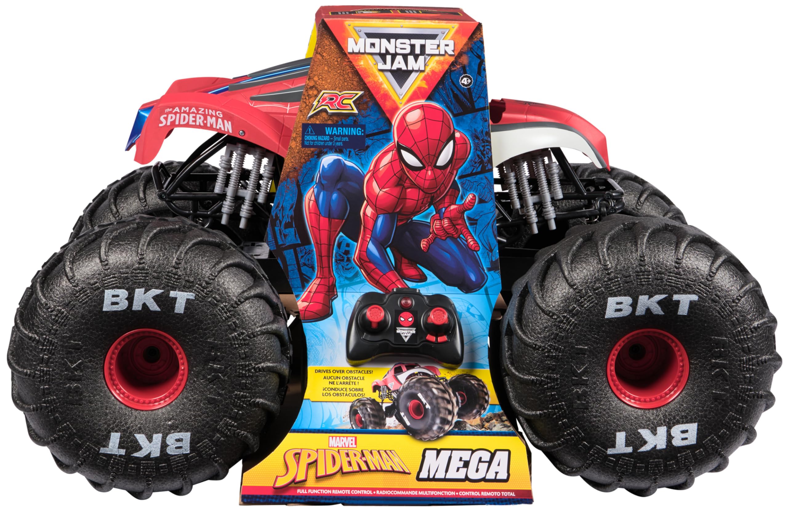 Foto 3 pulgar | Monster Truck Monster Jam Marvel Mega Spider-man A Escala 1:6 - Venta Internacional.