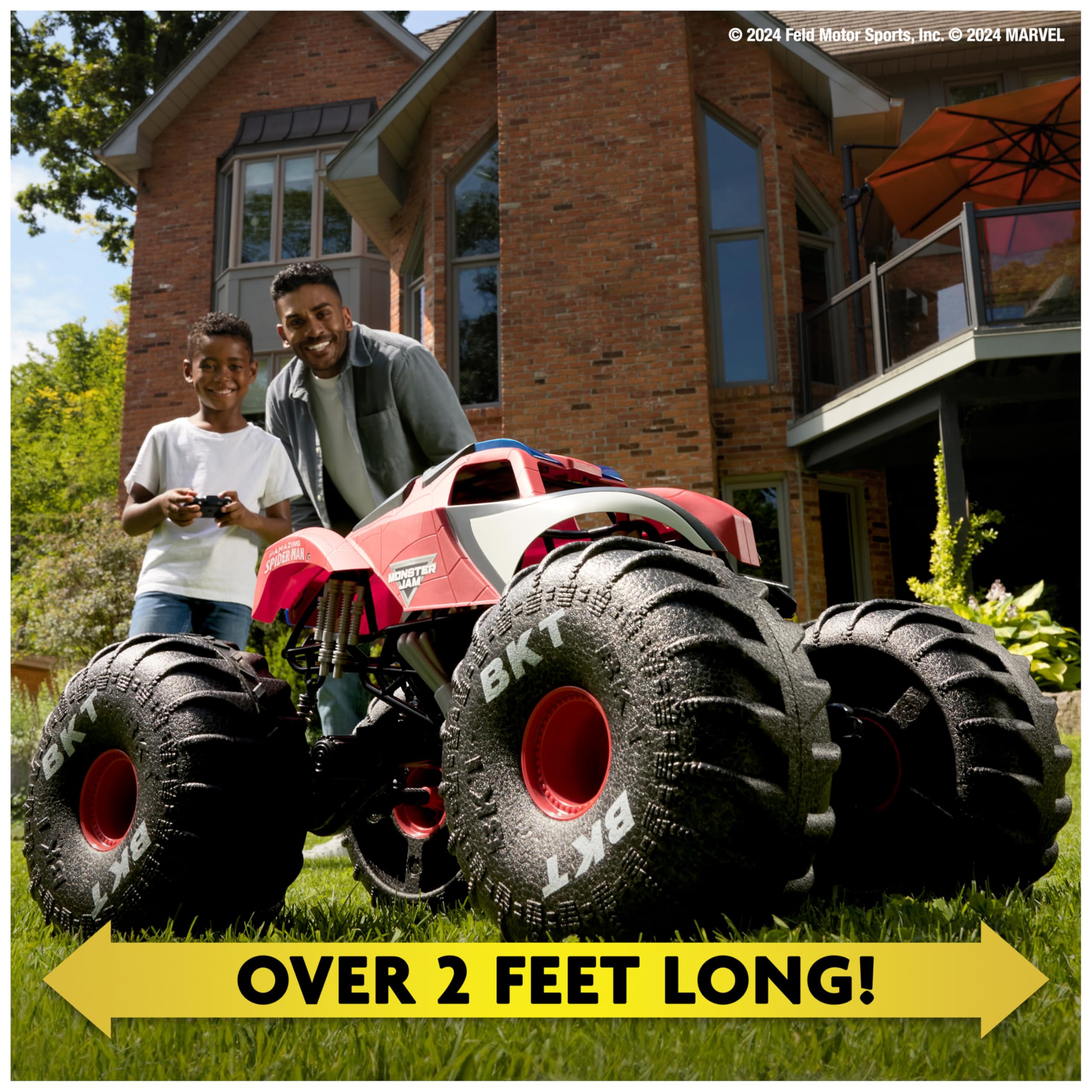 Foto 7 pulgar | Monster Truck Monster Jam Marvel Mega Spider-man A Escala 1:6 - Venta Internacional.