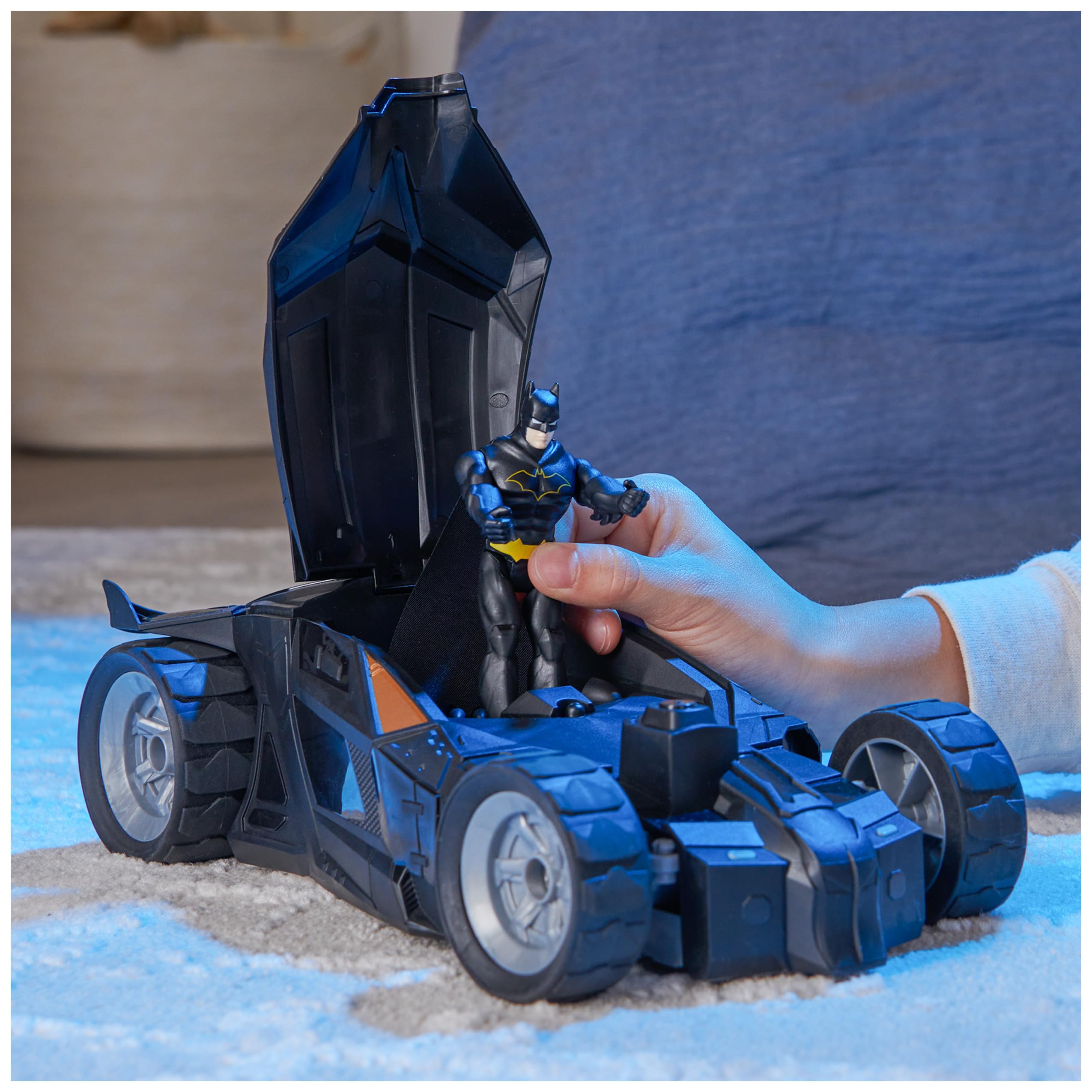 Foto 8 pulgar | Coche Con Control Remoto Dc Comics Batman Batmobile Para Niños De 4 Años O Más - Venta Internacional.