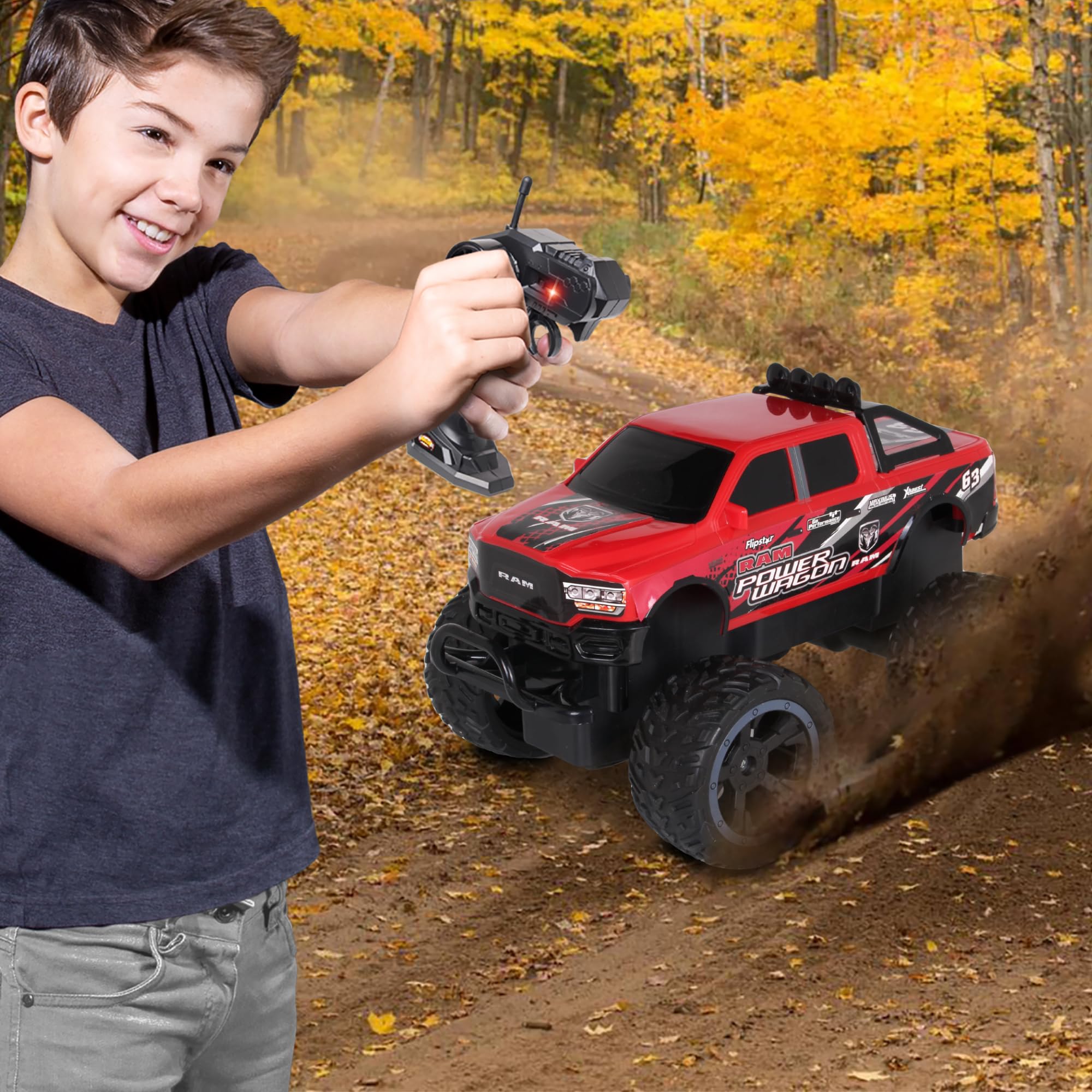 Foto 2 | Rc Monster Truck Nkok Ram 2500 Power Wagon, Tracción Trasera - Venta Internacional.