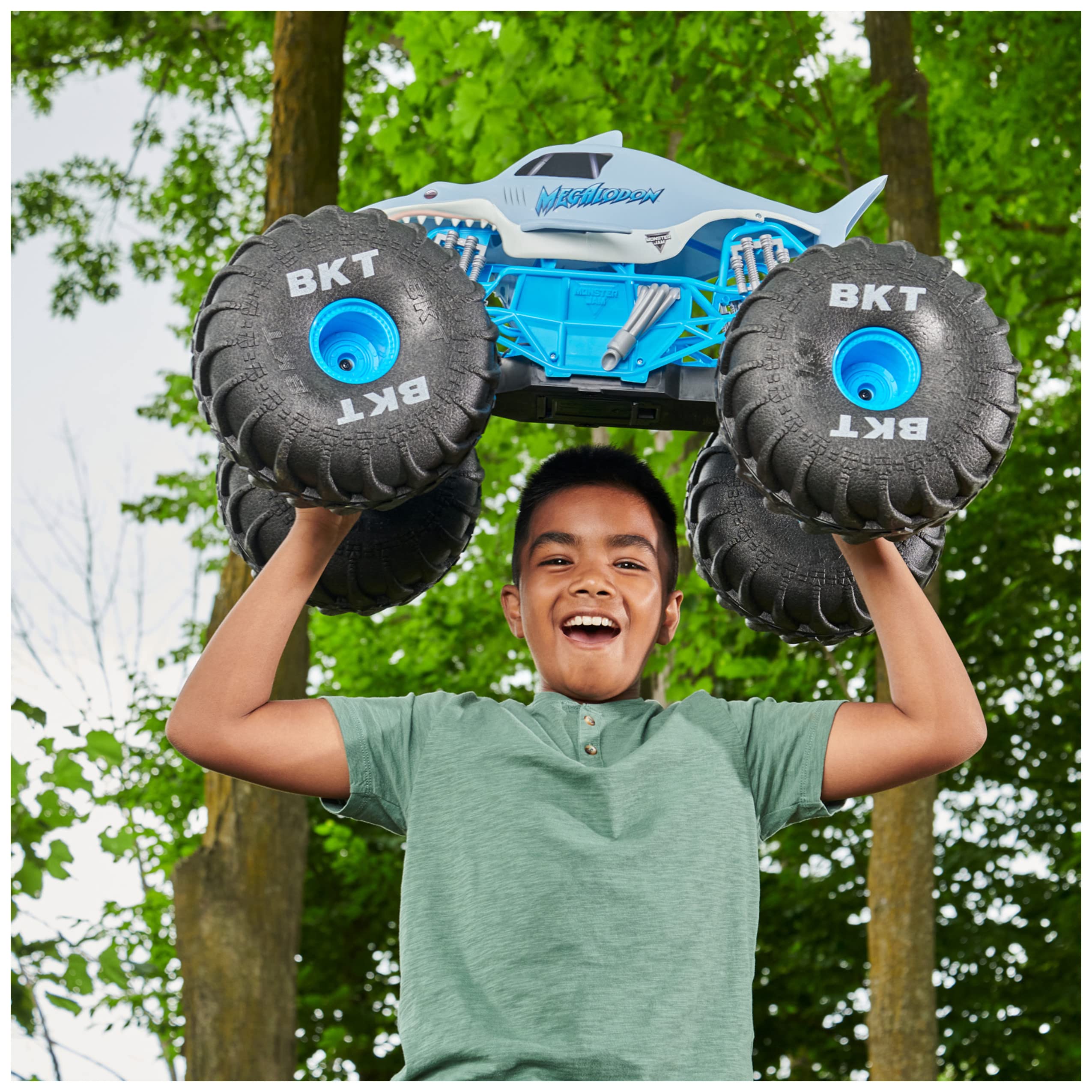 Foto 3 | Mando A Distancia Monster Truck Monster Jam Mega Megalodon - Venta Internacional.