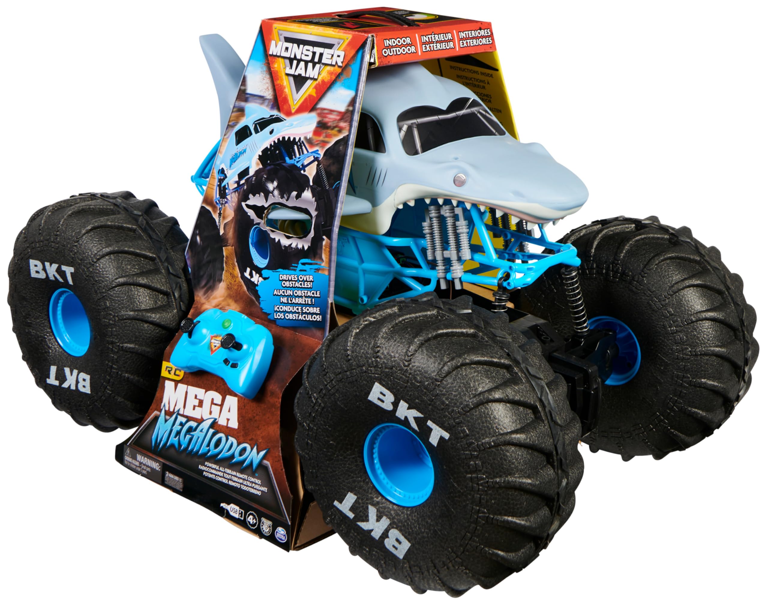 Foto 5 pulgar | Mando A Distancia Monster Truck Monster Jam Mega Megalodon - Venta Internacional.