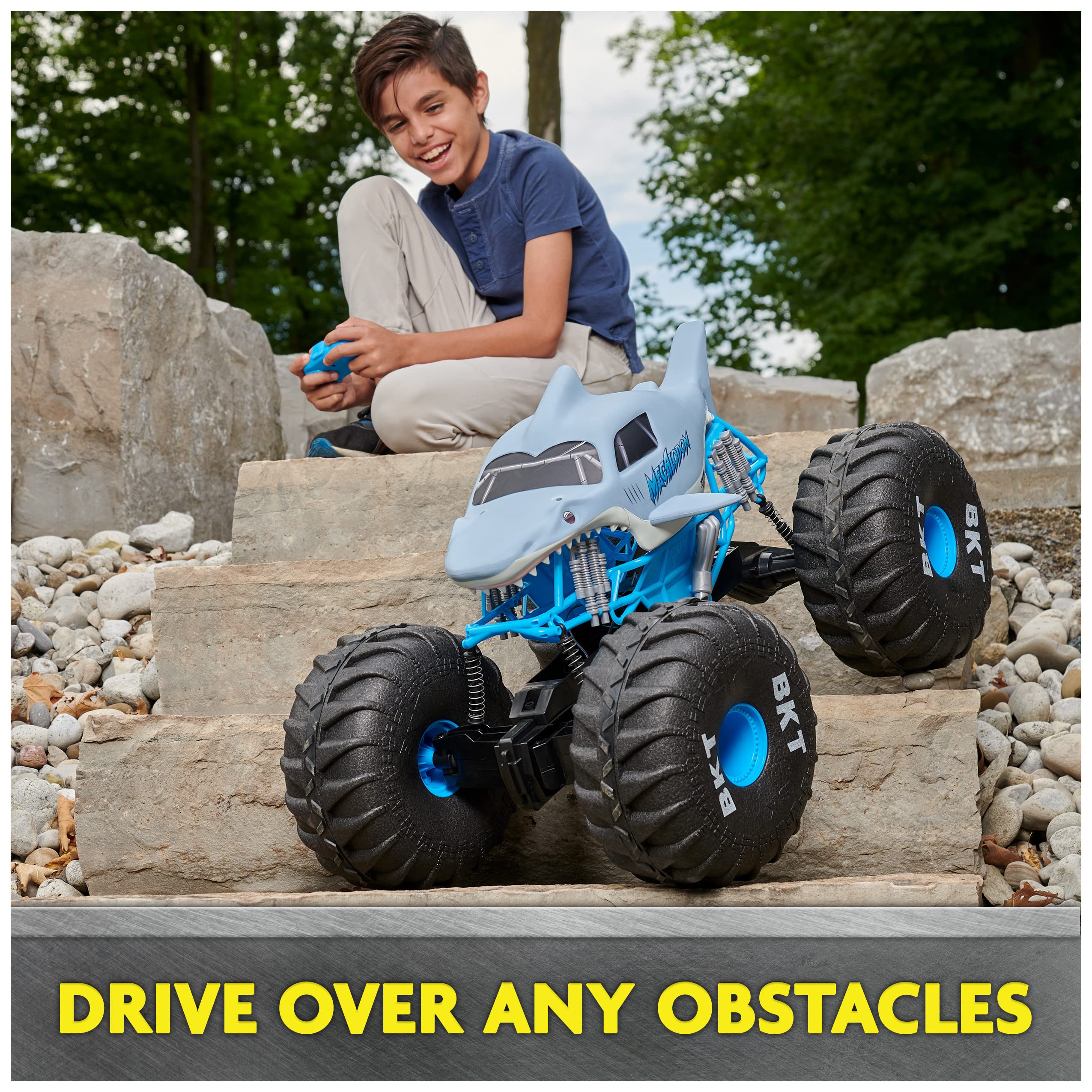 Foto 7 pulgar | Mando A Distancia Monster Truck Monster Jam Mega Megalodon - Venta Internacional.