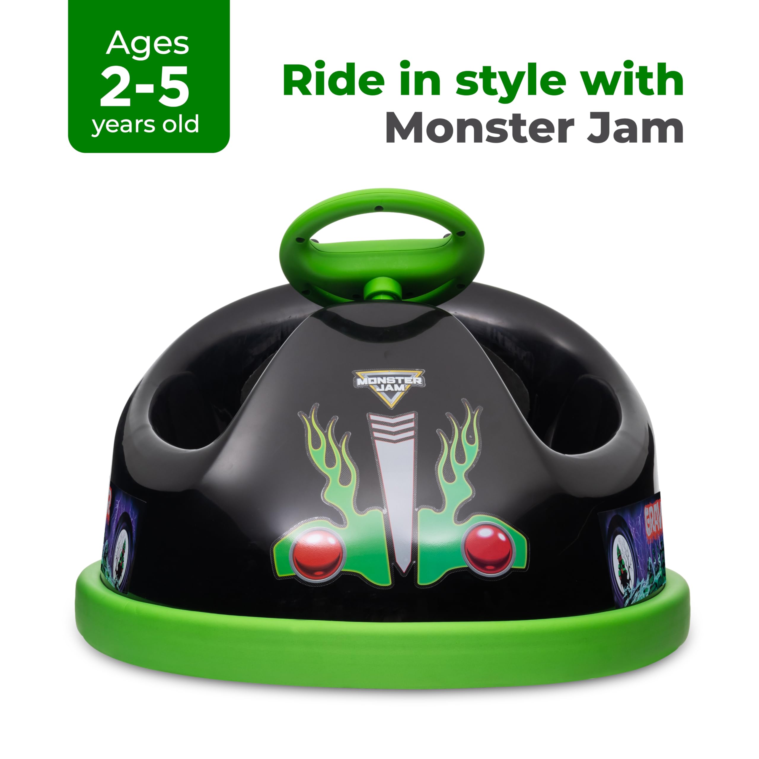 Foto 3 pulgar | Bumper Car Voyager Monster Jam Eléctrico De 2 Velocidades, 6 V, Para Niños - Venta Internacional.