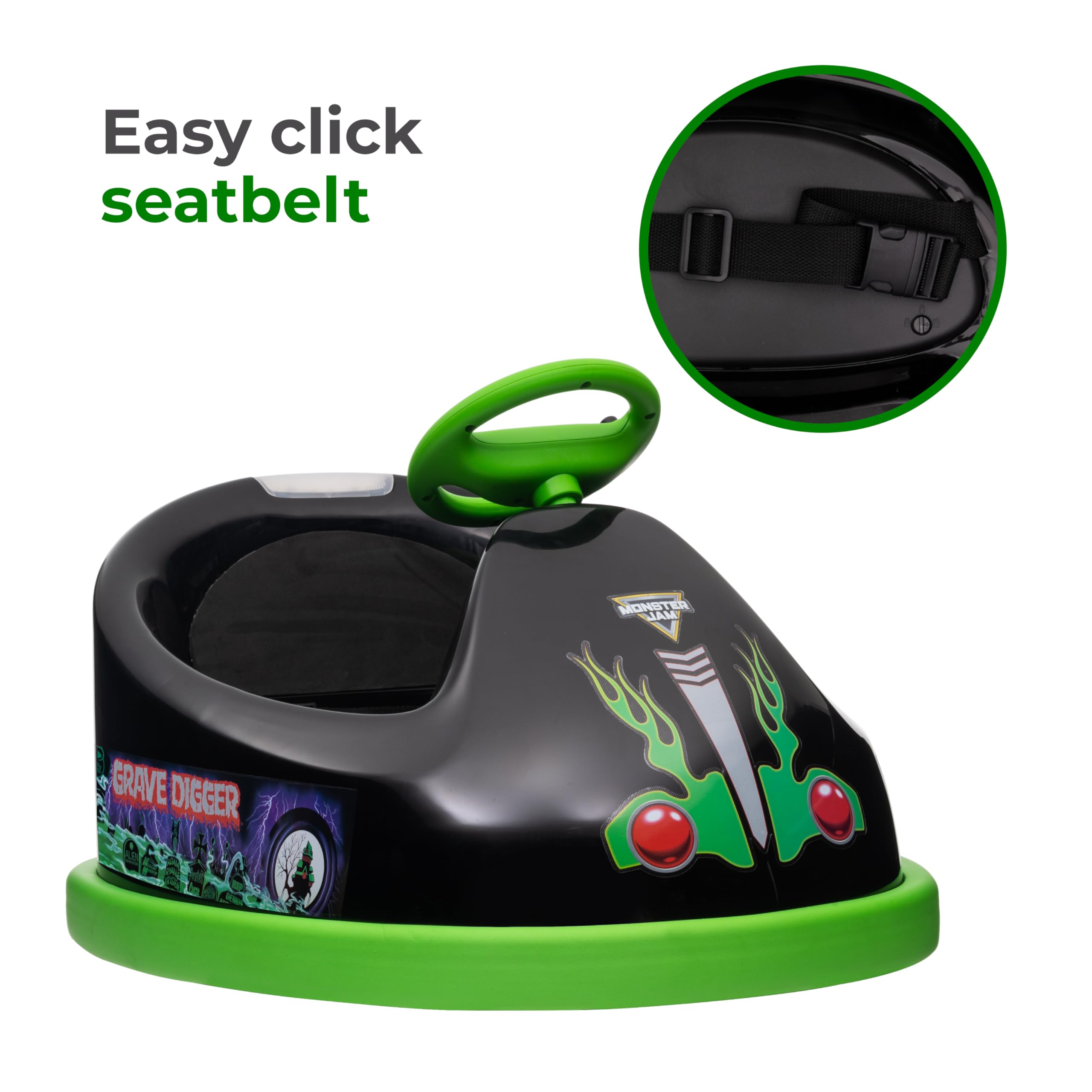 Foto 5 pulgar | Bumper Car Voyager Monster Jam Eléctrico De 2 Velocidades, 6 V, Para Niños - Venta Internacional.