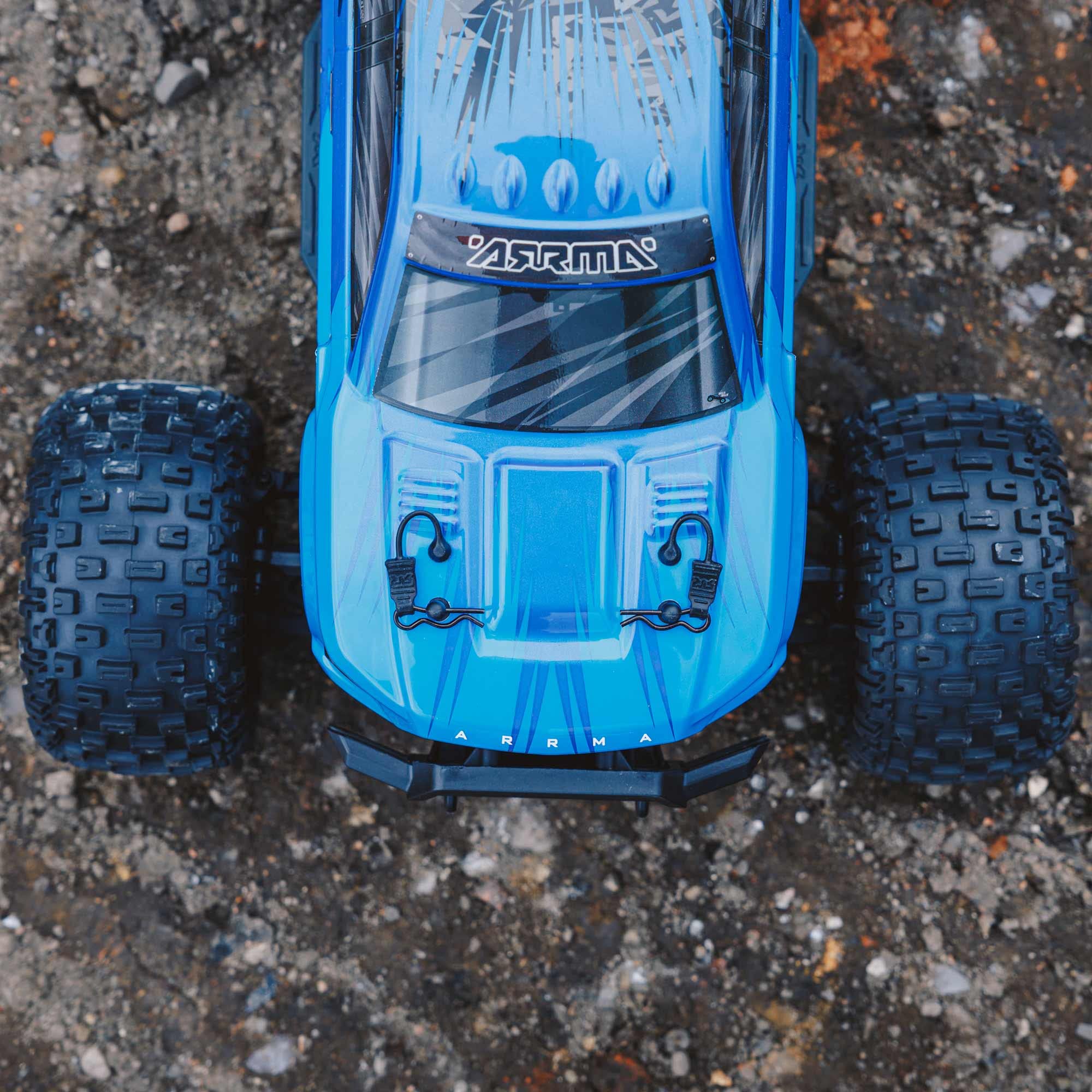 Foto 6 pulgar | Camión Rc Arrma Granite 4x2 Boost Mega 550 1/10 Rtr Azul - Venta Internacional.