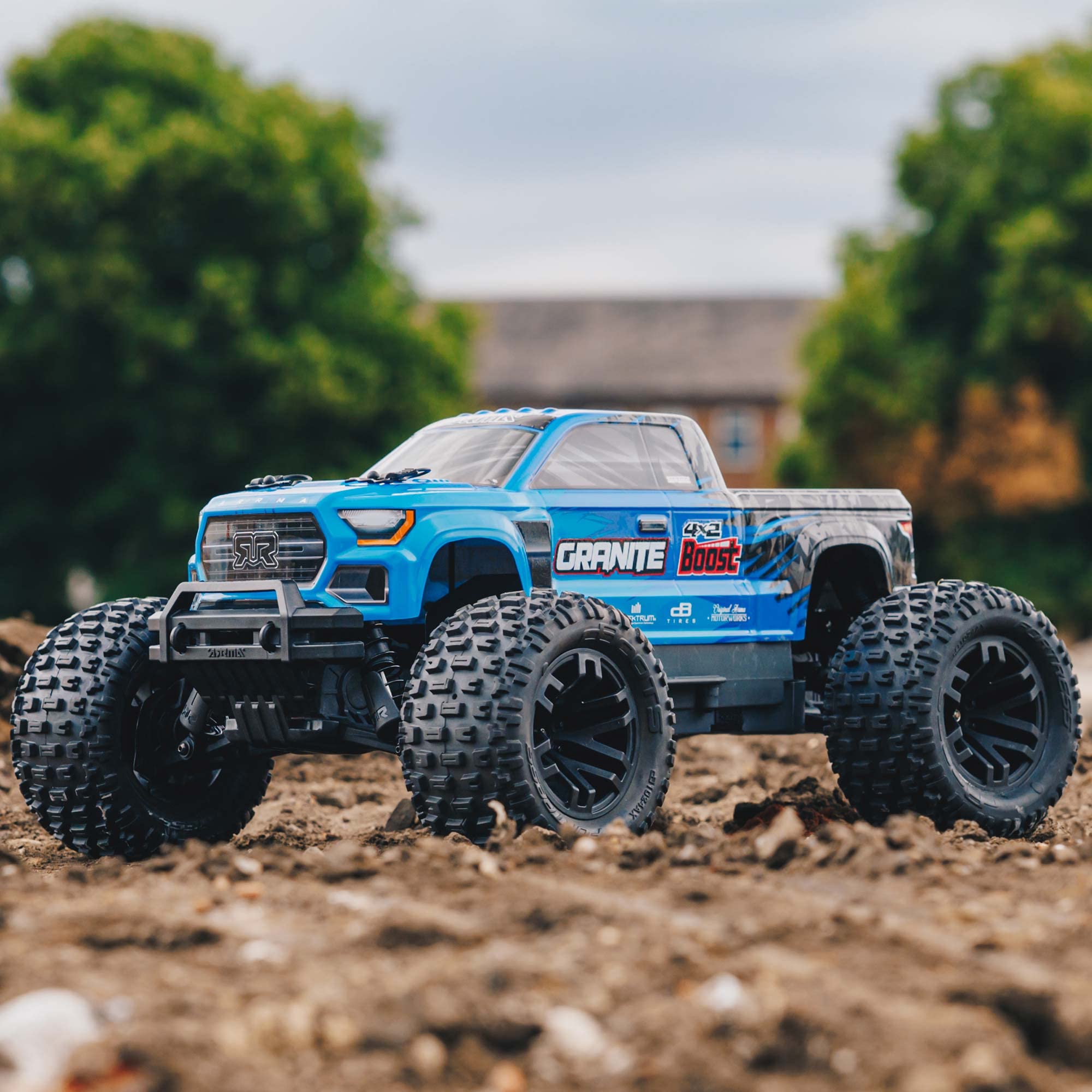 Foto 7 pulgar | Camión Rc Arrma Granite 4x2 Boost Mega 550 1/10 Rtr Azul - Venta Internacional.