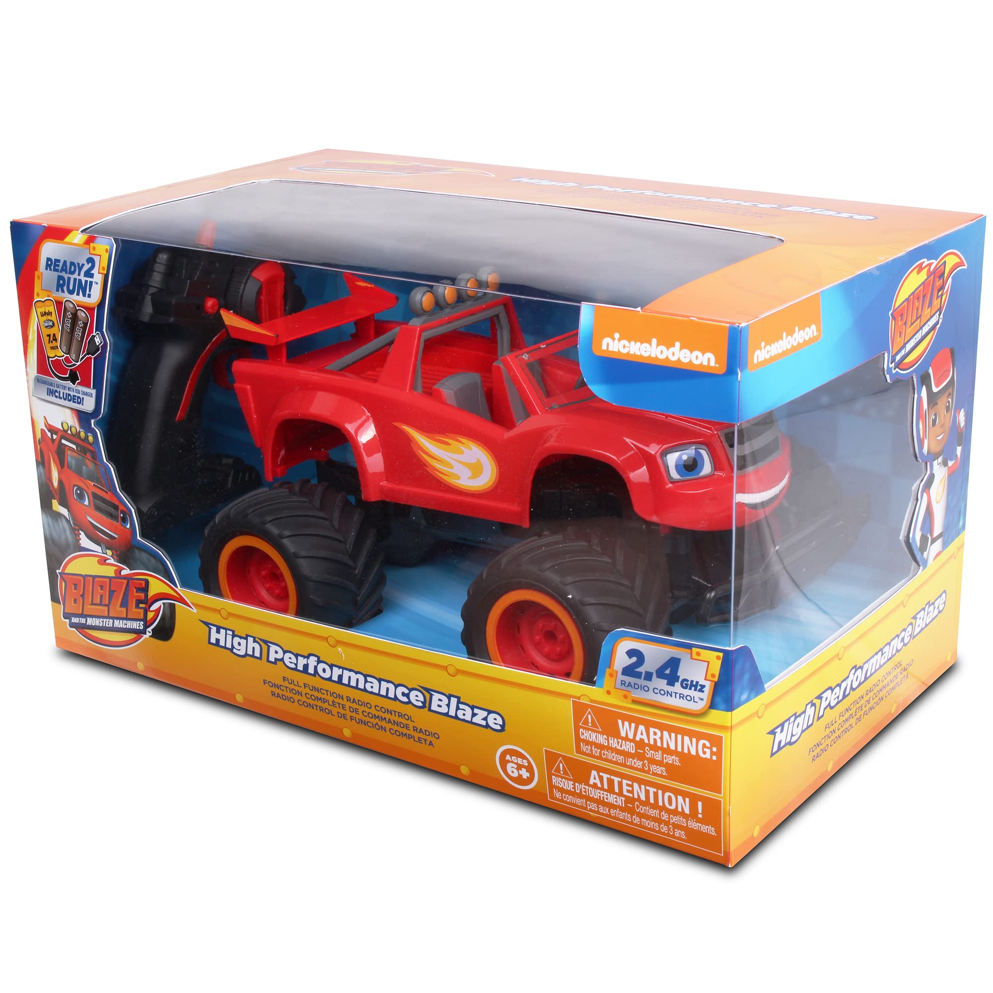 Foto 4 pulgar | Monster Truck Todoterreno Con Control Remoto Nkok Blaze Blaze - Venta Internacional.