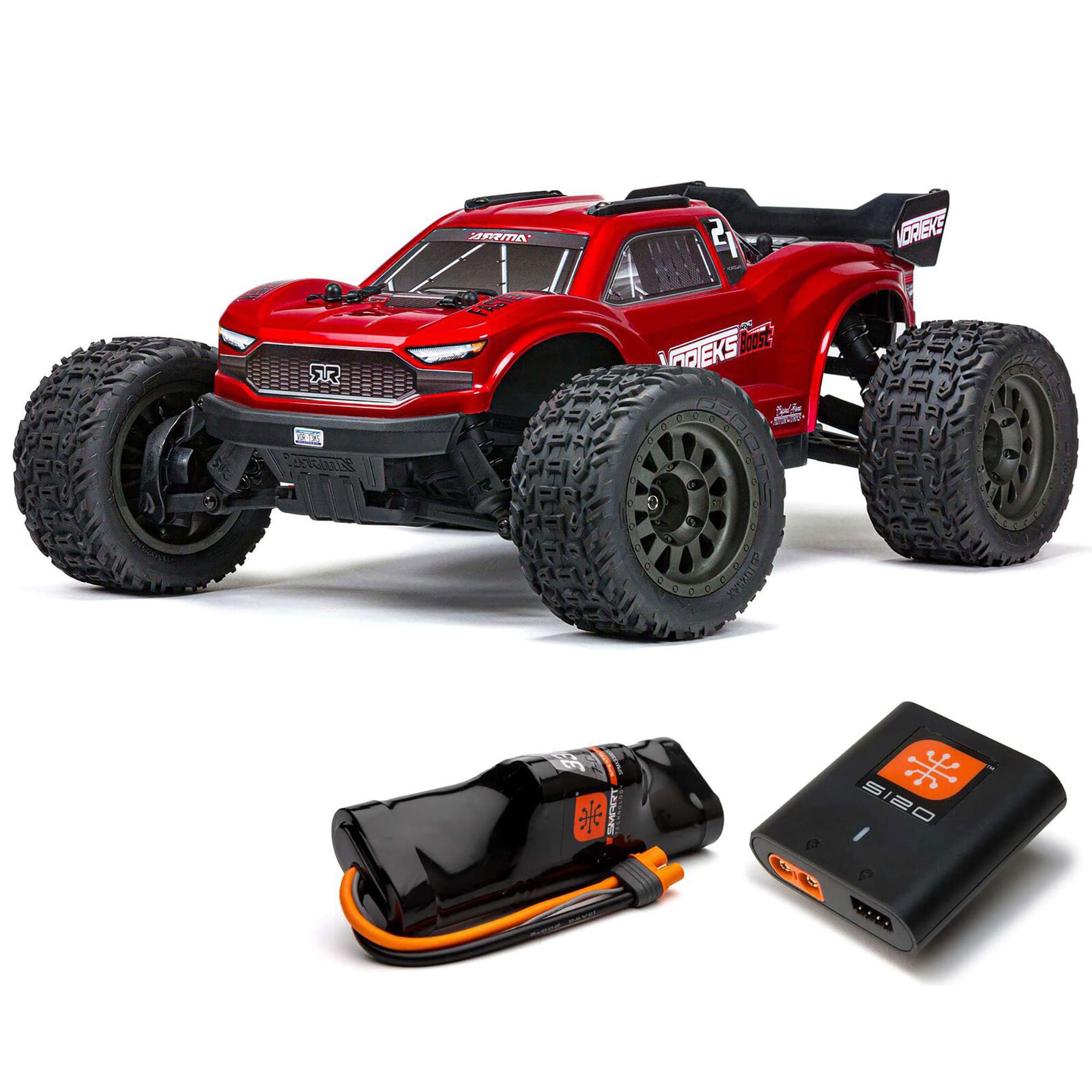 Foto 2 pulgar | Camión Rc Arrma Vorteks 4x2 Boost Mega 550 Brushed 1/10 Rtr - Venta Internacional.