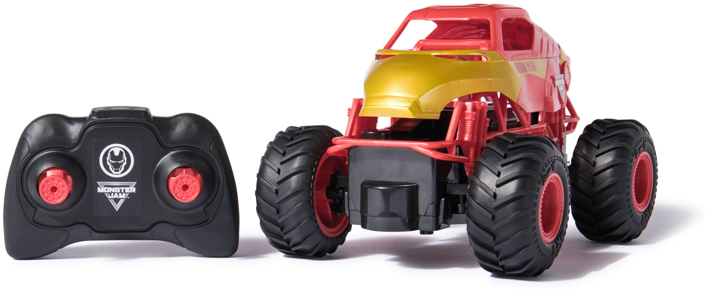 Rc Monster Truck Monster Jam Marvel Iron Man A Escala 1:24 - Venta Internacional.