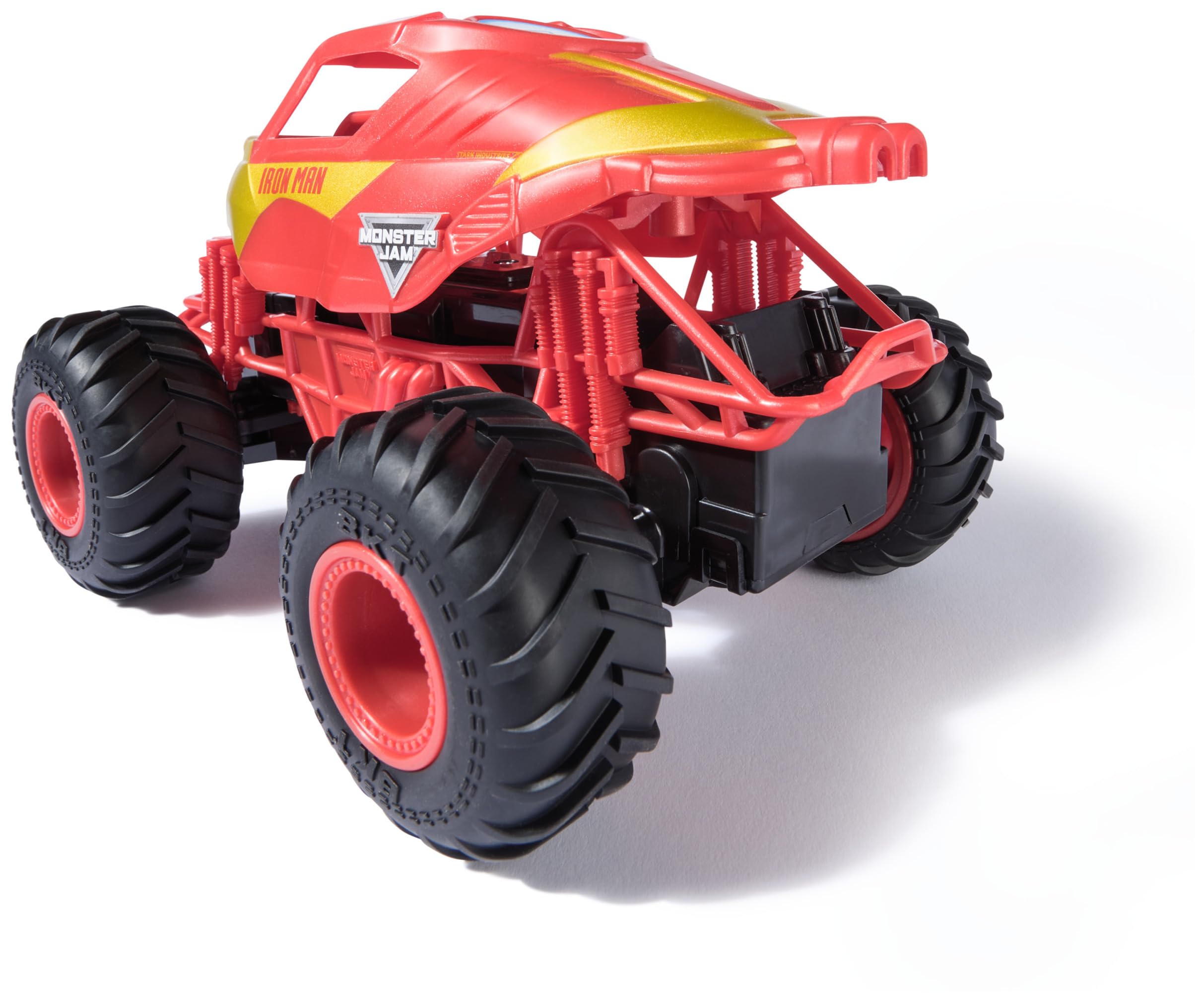 Foto 6 pulgar | Rc Monster Truck Monster Jam Marvel Iron Man A Escala 1:24 - Venta Internacional.