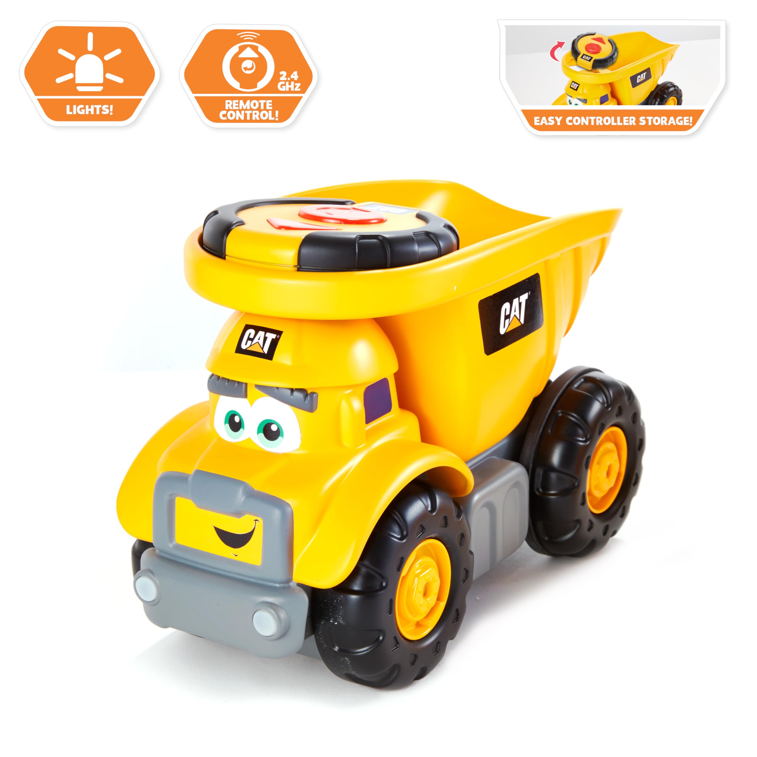 Foto 3 pulgar | Juguete De Construcción Cat Junior Crew Lil' Movers Rc Truck + Dump - Venta Internacional.