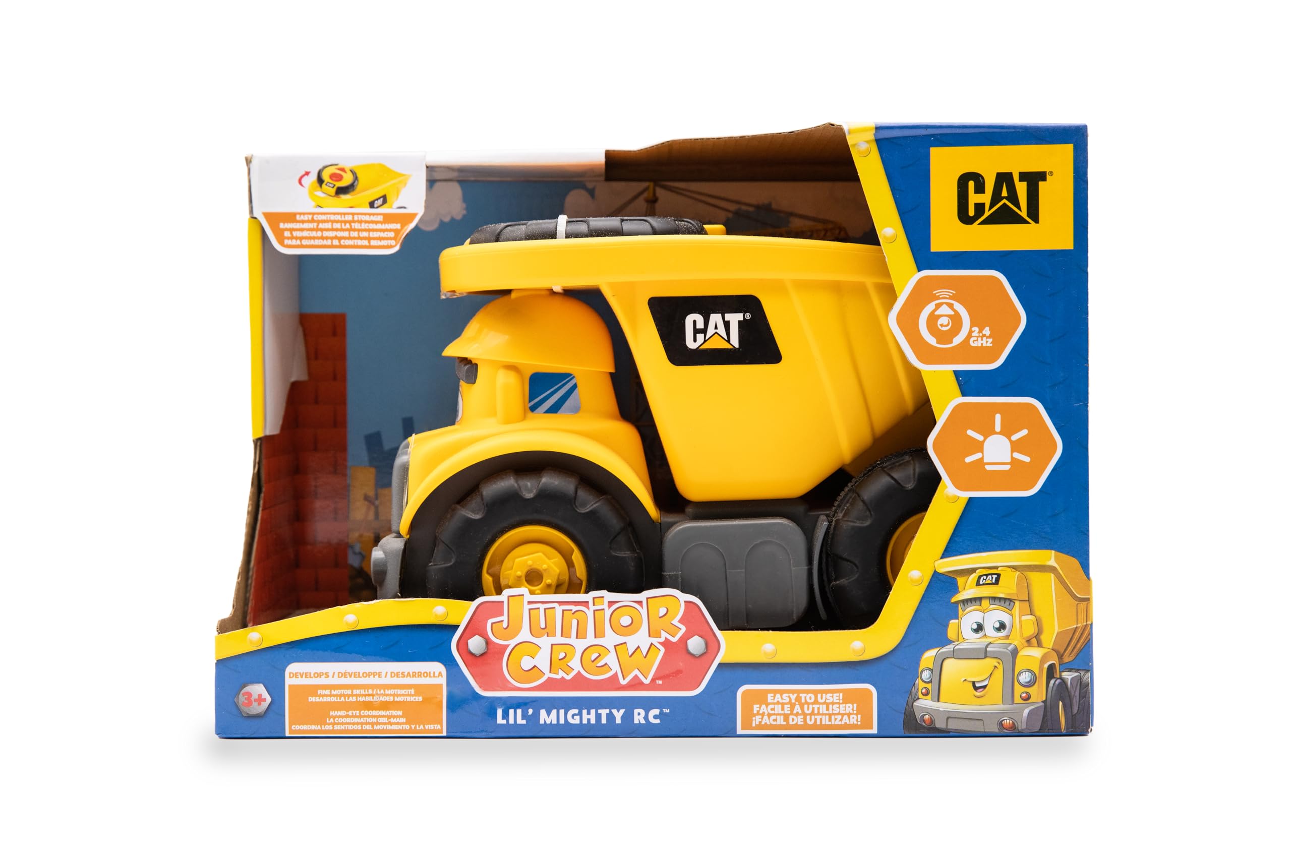 Foto 5 pulgar | Juguete De Construcción Cat Junior Crew Lil' Movers Rc Truck + Dump - Venta Internacional.