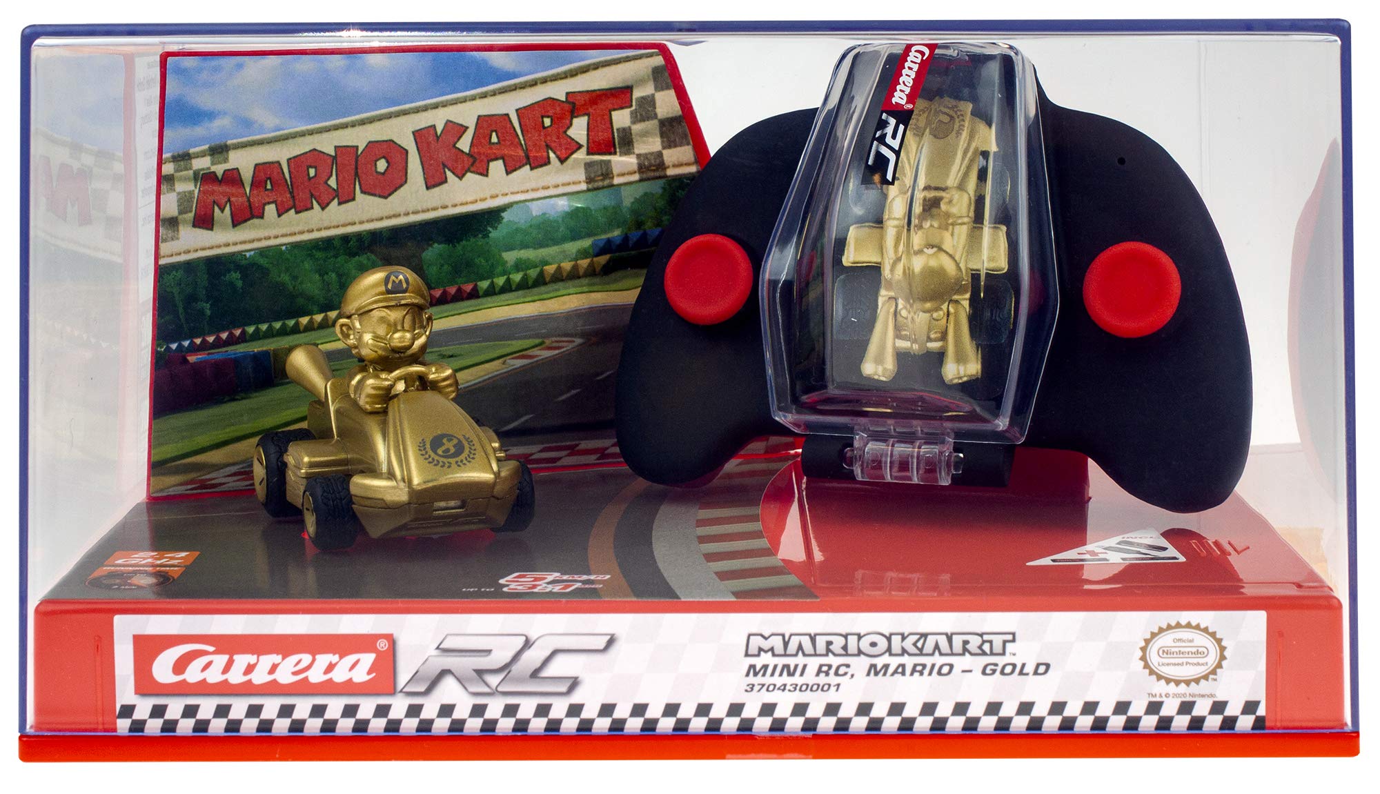Foto 5 pulgar | Coche De Juguete Carrera Rc Nintendo Mario Kart 2.4 Ghz Gold Mario - Venta Internacional.