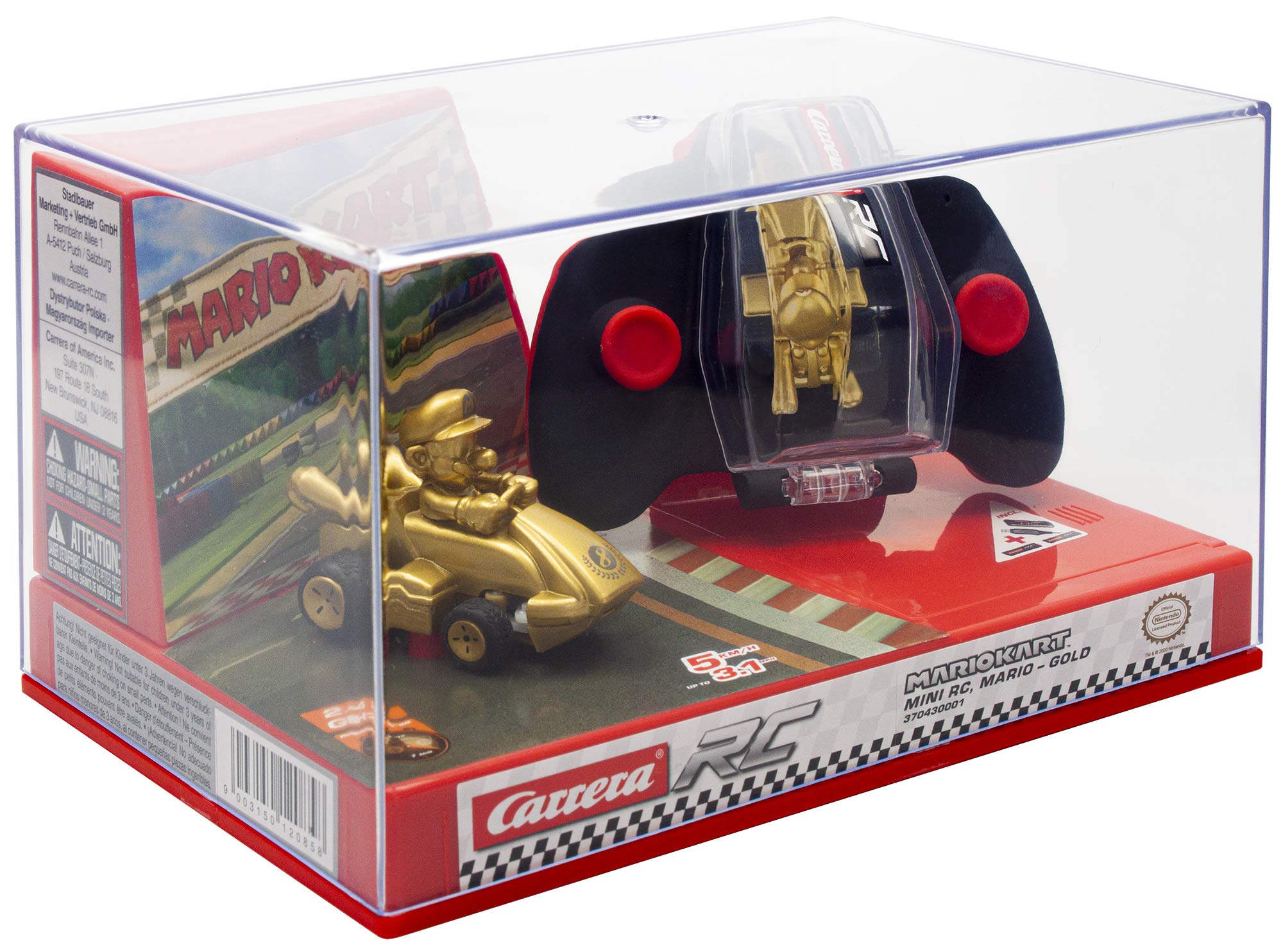 Foto 6 pulgar | Coche De Juguete Carrera Rc Nintendo Mario Kart 2.4 Ghz Gold Mario - Venta Internacional.