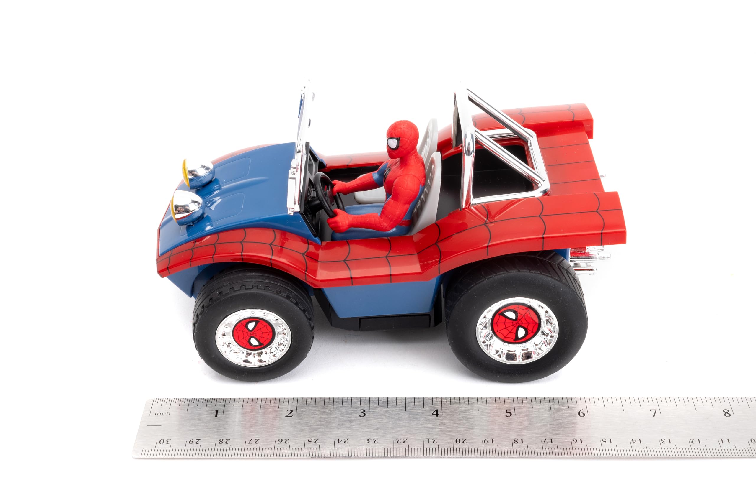 Foto 3 pulgar | Cochecito Rc Jada Toys Marvel Spider-man A Escala 1:24 A Partir De 6 Años - Venta Internacional.