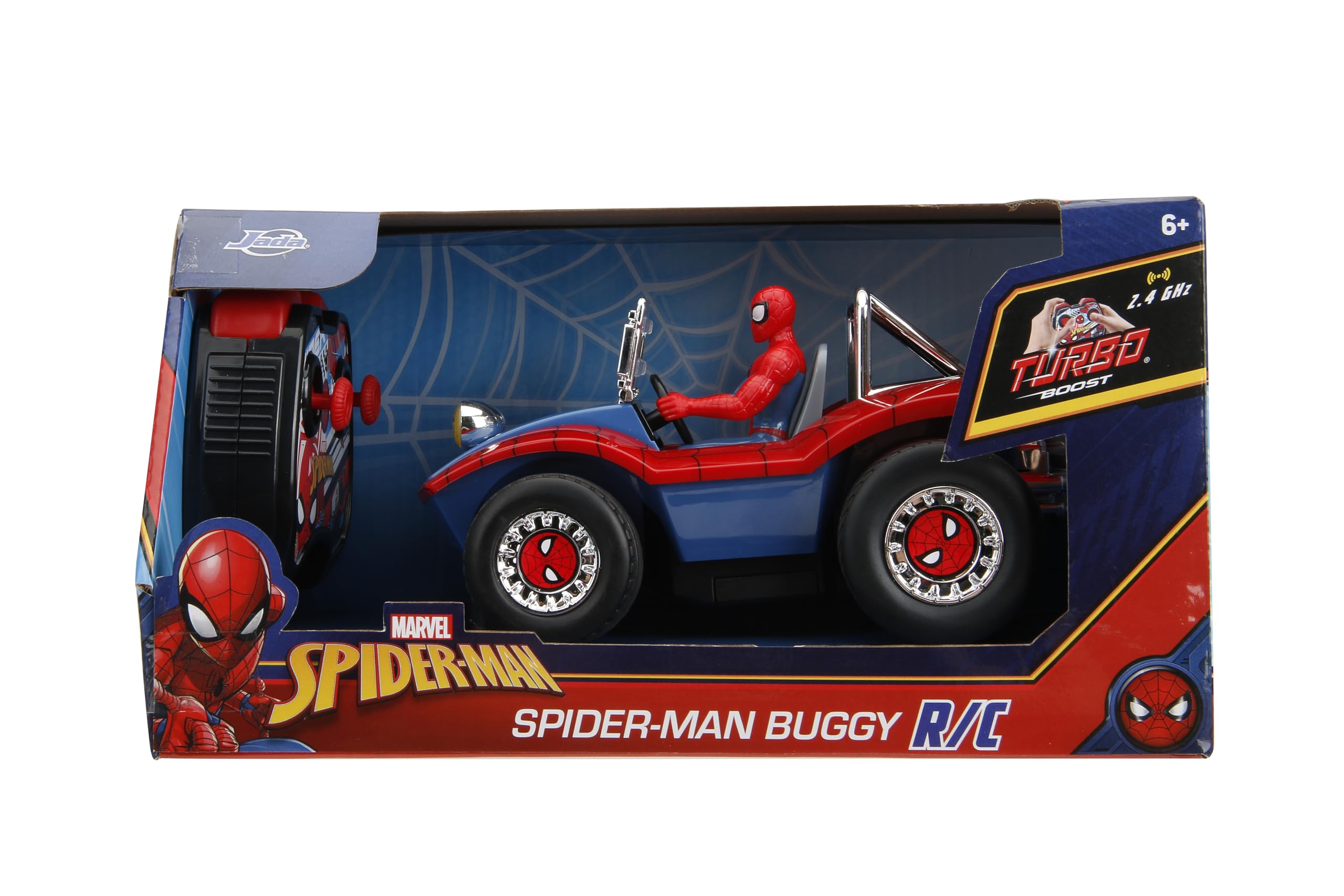 Foto 5 pulgar | Cochecito Rc Jada Toys Marvel Spider-man A Escala 1:24 A Partir De 6 Años - Venta Internacional.
