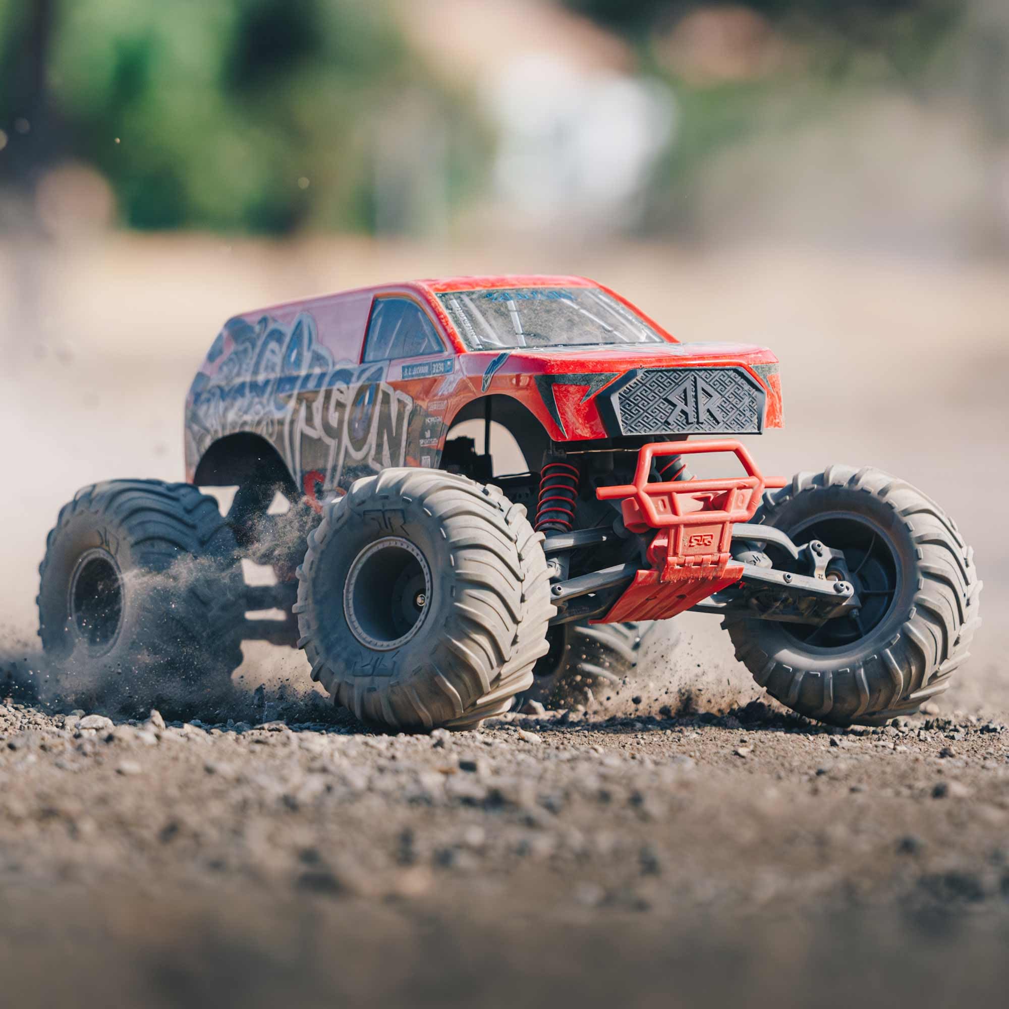 Foto 4 pulgar | Camión Rc Arrma Gorgon Con Tracción En 2 Ruedas Mt 1/10 Rtr Con Batería - Venta Internacional.