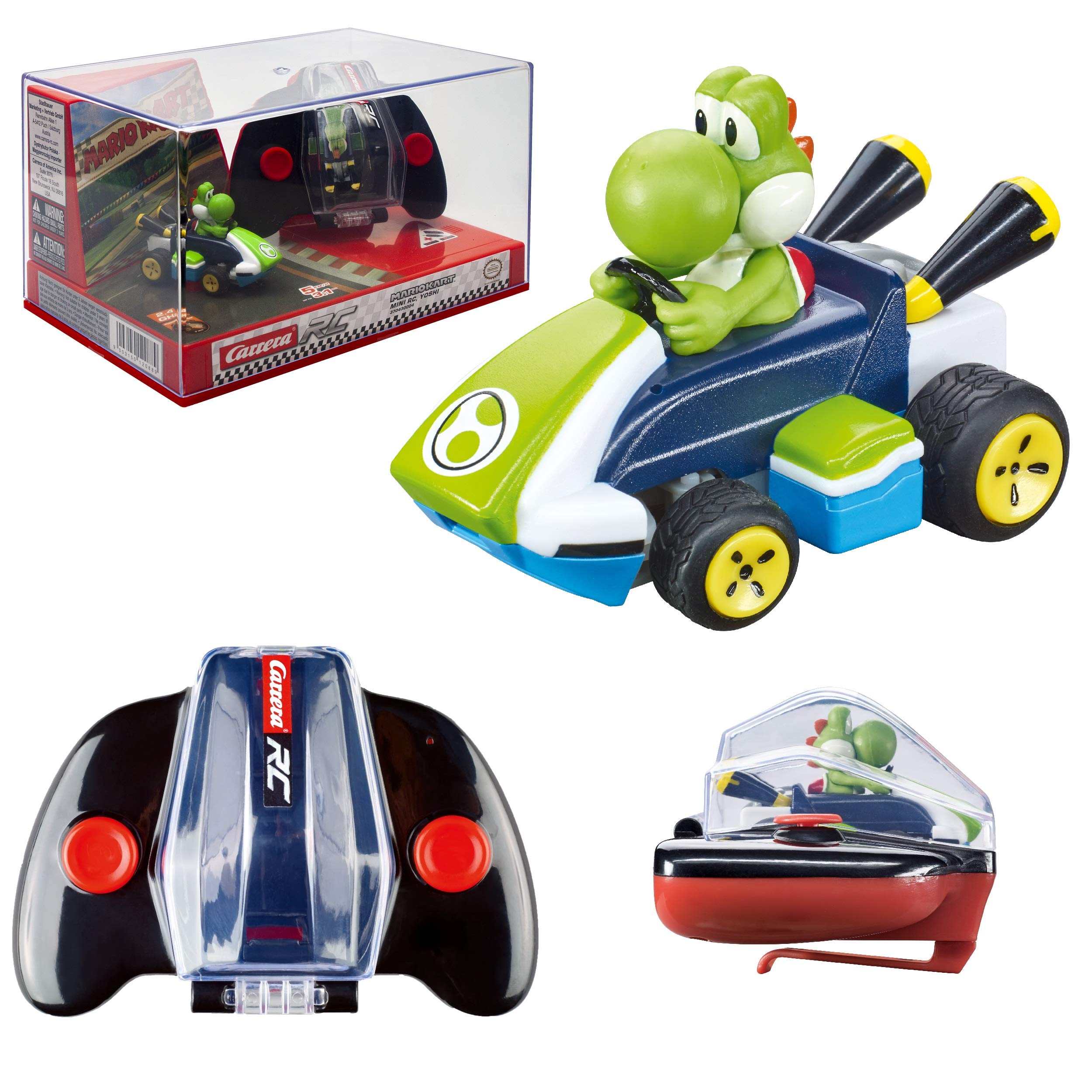 Foto 1 | Coche De Juguete Carrera Rc Nintendo Mario Kart 2.4 Ghz Yoshi 1:50 - Venta Internacional.