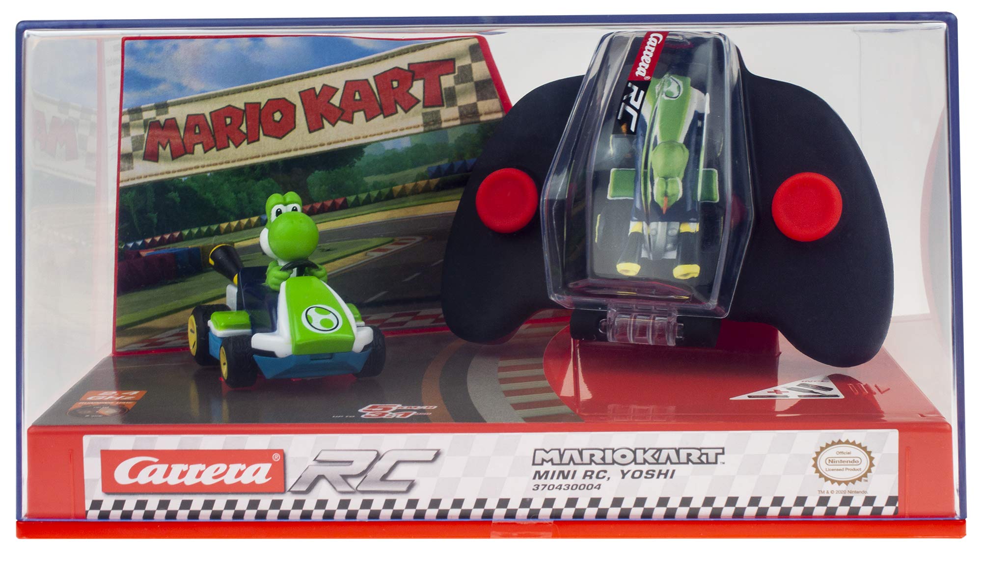 Foto 8 pulgar | Coche De Juguete Carrera Rc Nintendo Mario Kart 2.4 Ghz Yoshi 1:50 - Venta Internacional.