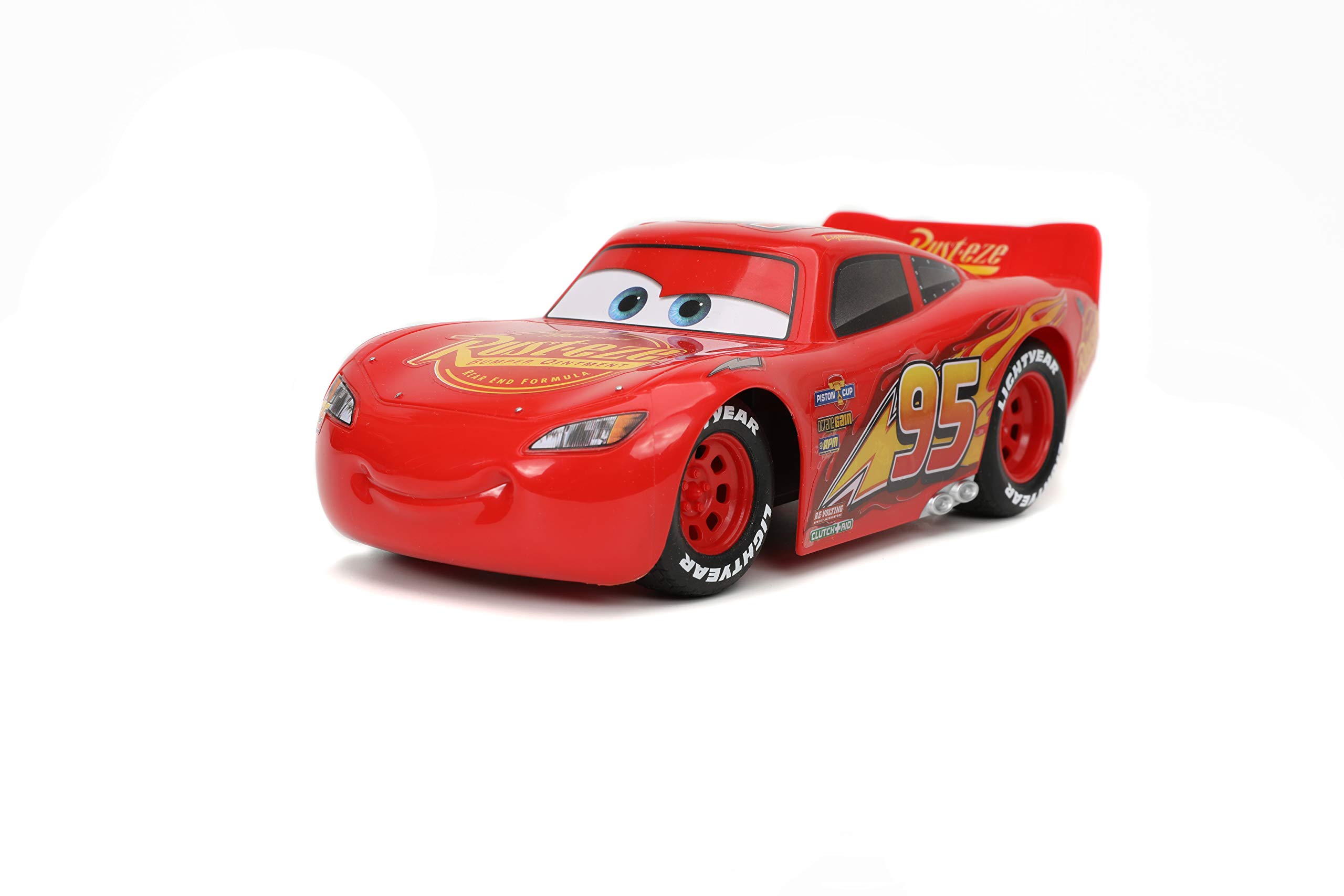 Foto 3 pulgar | Coche de Control Remoto Jada Toys Pixar Cars 1:24 Rayo McQueen - Venta Internacional