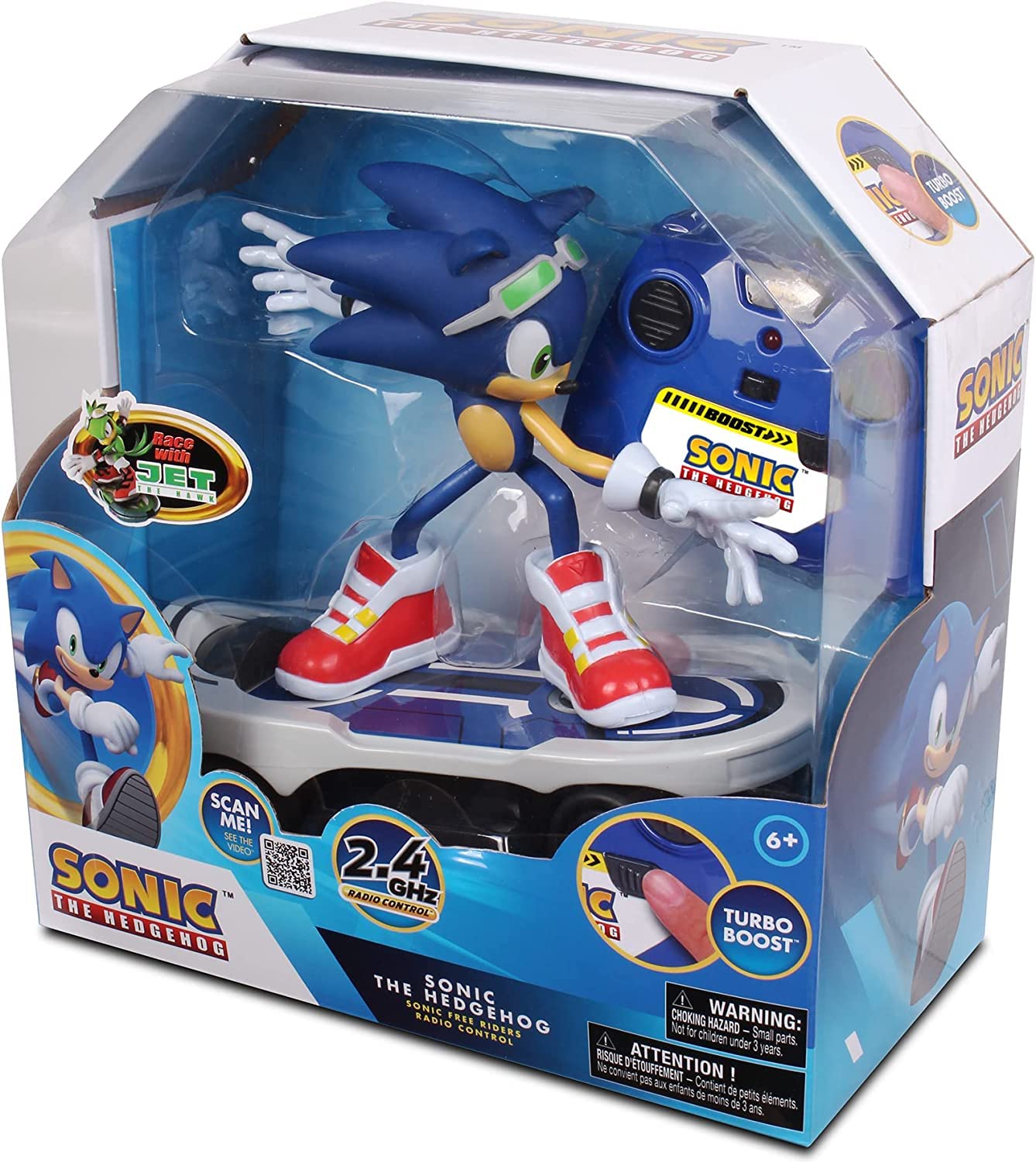 Foto 2 pulgar | Mando A Distancia Sonic Free Rider R/c De Nkok Para Niños A Partir De 6 Años - Venta Internacional.