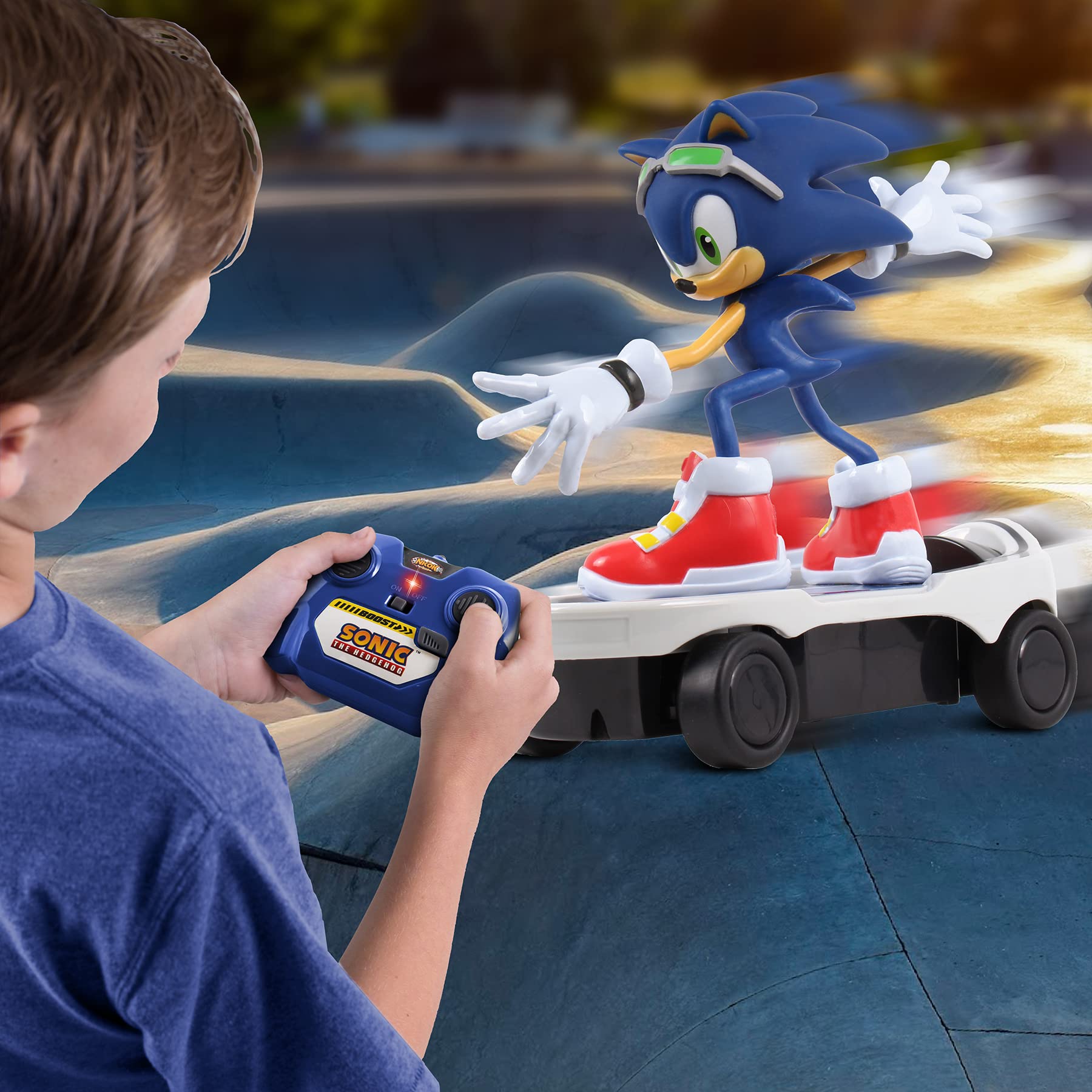 Foto 5 pulgar | Mando A Distancia Sonic Free Rider R/c De Nkok Para Niños A Partir De 6 Años - Venta Internacional.