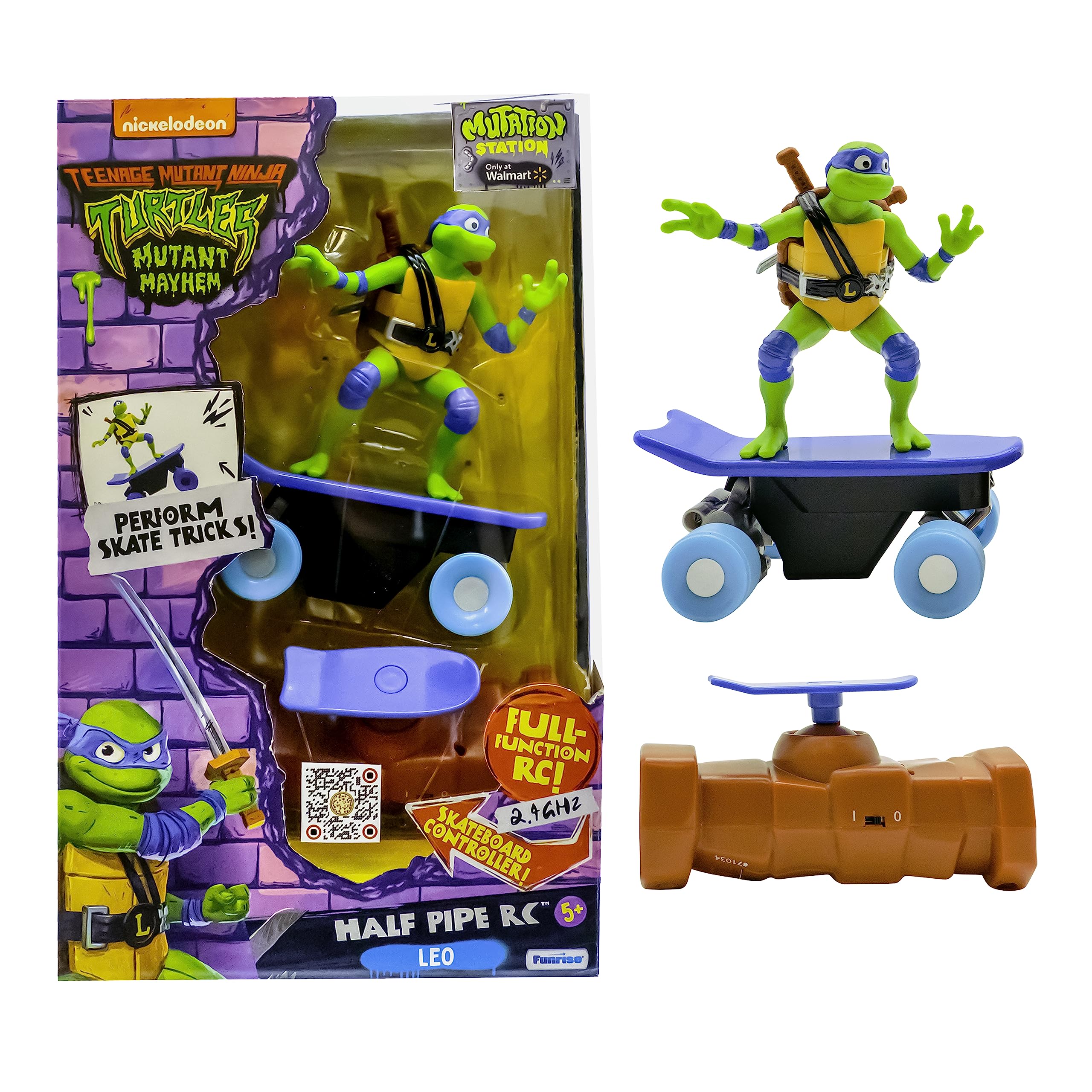 Vehículo Teledirigido Teenage Mutant Ninja Turtles Leonardo Con Patín - Venta Internacional.