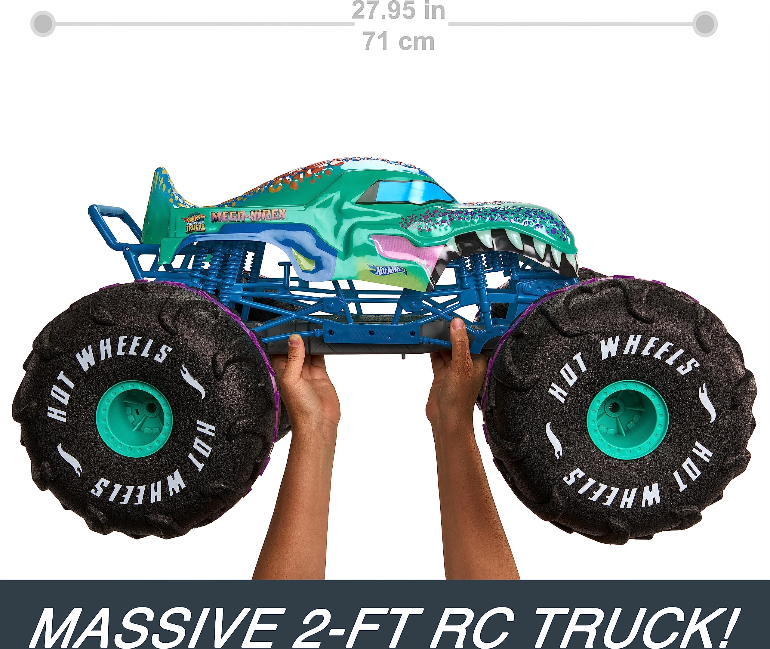 Foto 4 pulgar | Camión De Juguete Con Control Remoto Hot Wheels Rc Monster Trucks - Venta Internacional.
