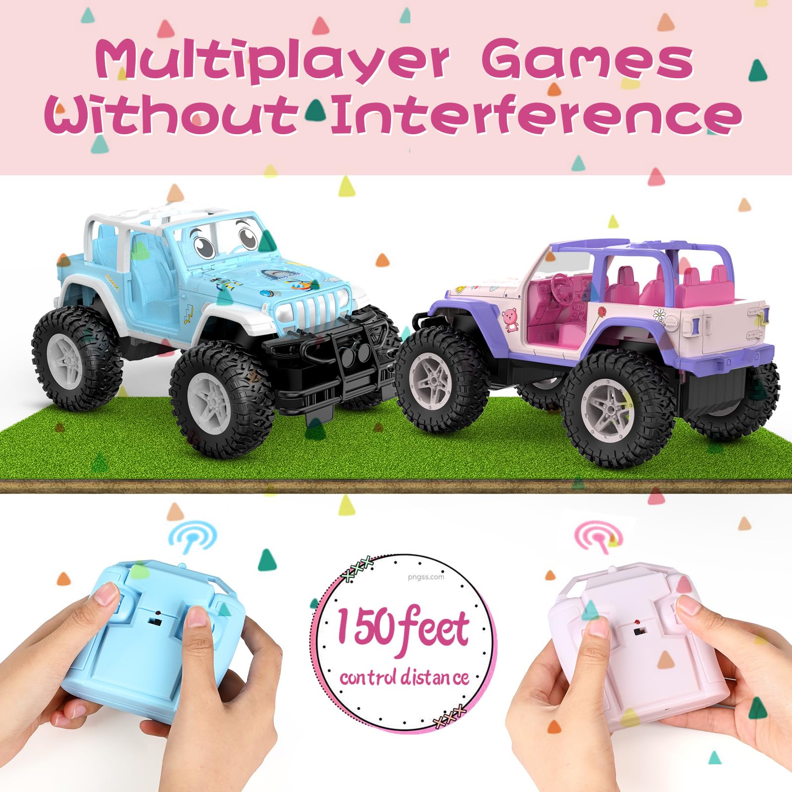 Foto 4 pulgar | Rc Car Nqd Rosa A Escala 1:16 Con Pegatina Diy, 80 Minutos De Reproducción, 2,4 Ghz - Venta Internacional.