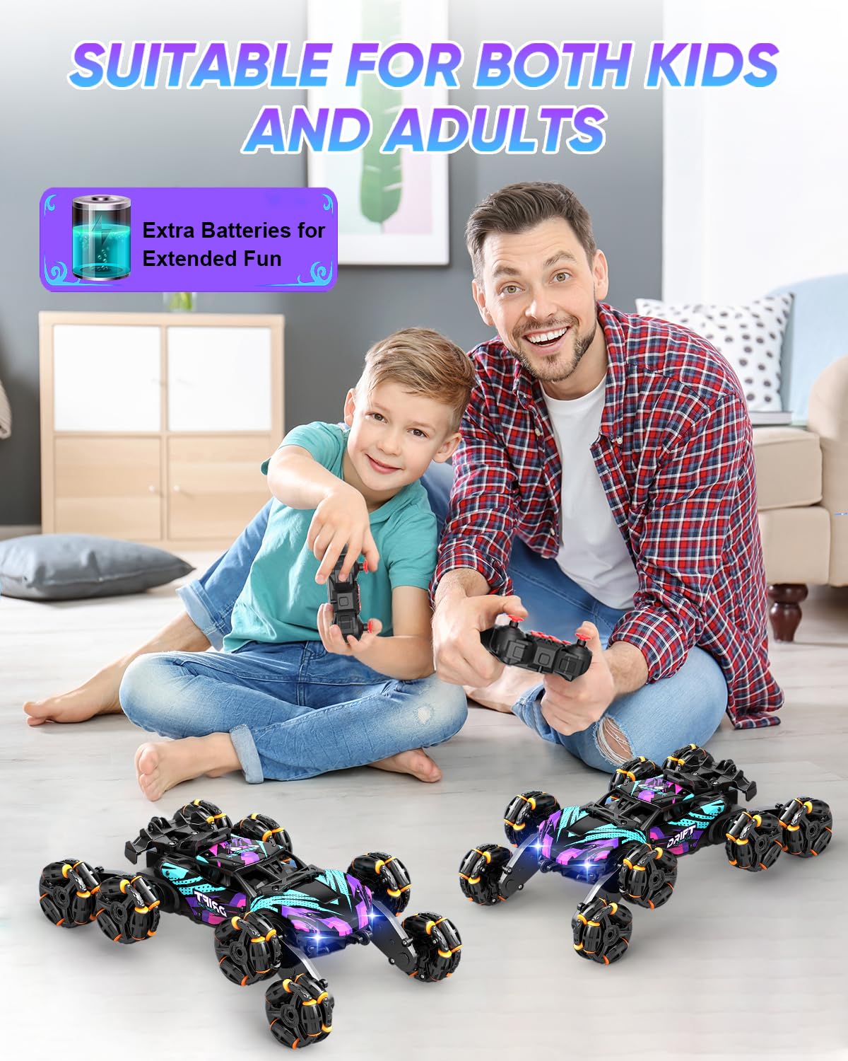 Foto 7 | Coche Rc Minetom Con Sensor De Gestos, 8wd, Escalada Para Niños De 6 A 12 Años - Venta Internacional.