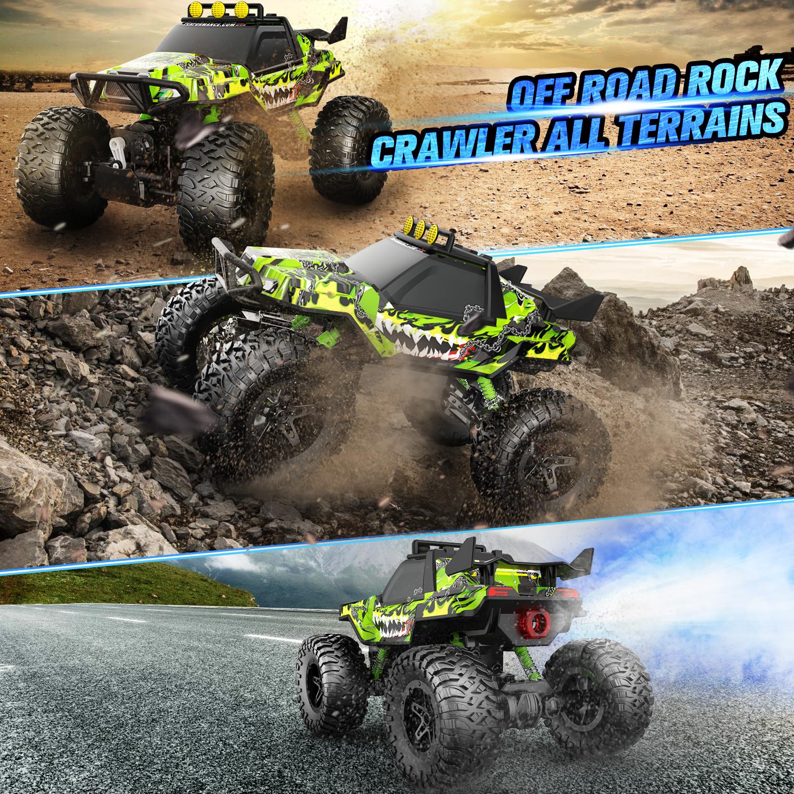 Foto 7 pulgar | Monstruo De Control Remoto Rc Truck Nqd 1:14 Big Off Road 4x4 - Venta Internacional.