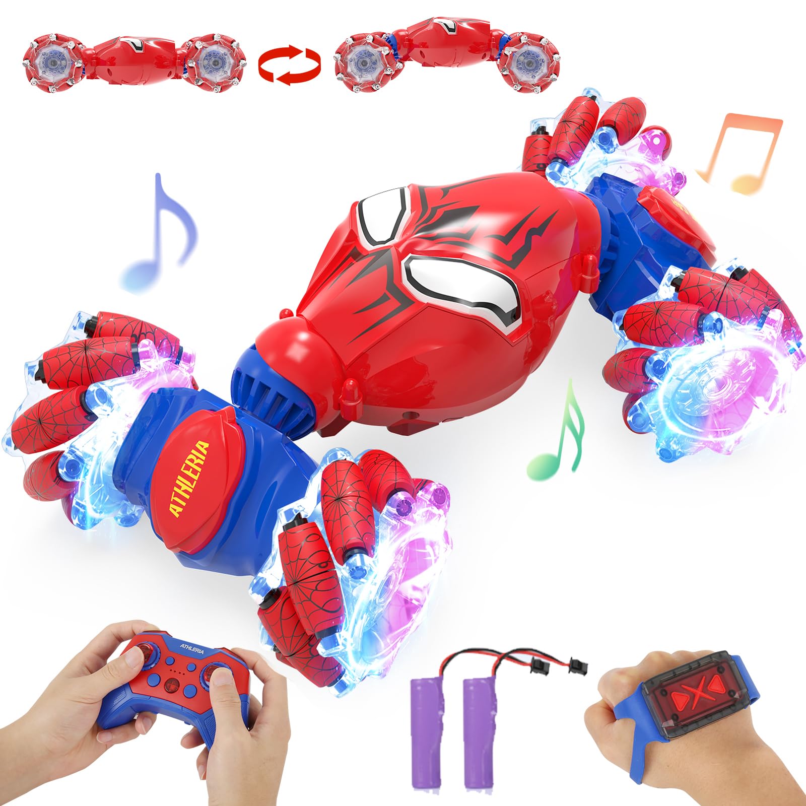 Foto 2 pulgar | Coche A Control Remoto Athleria Spider Sensing Stunt - Venta Internacional.