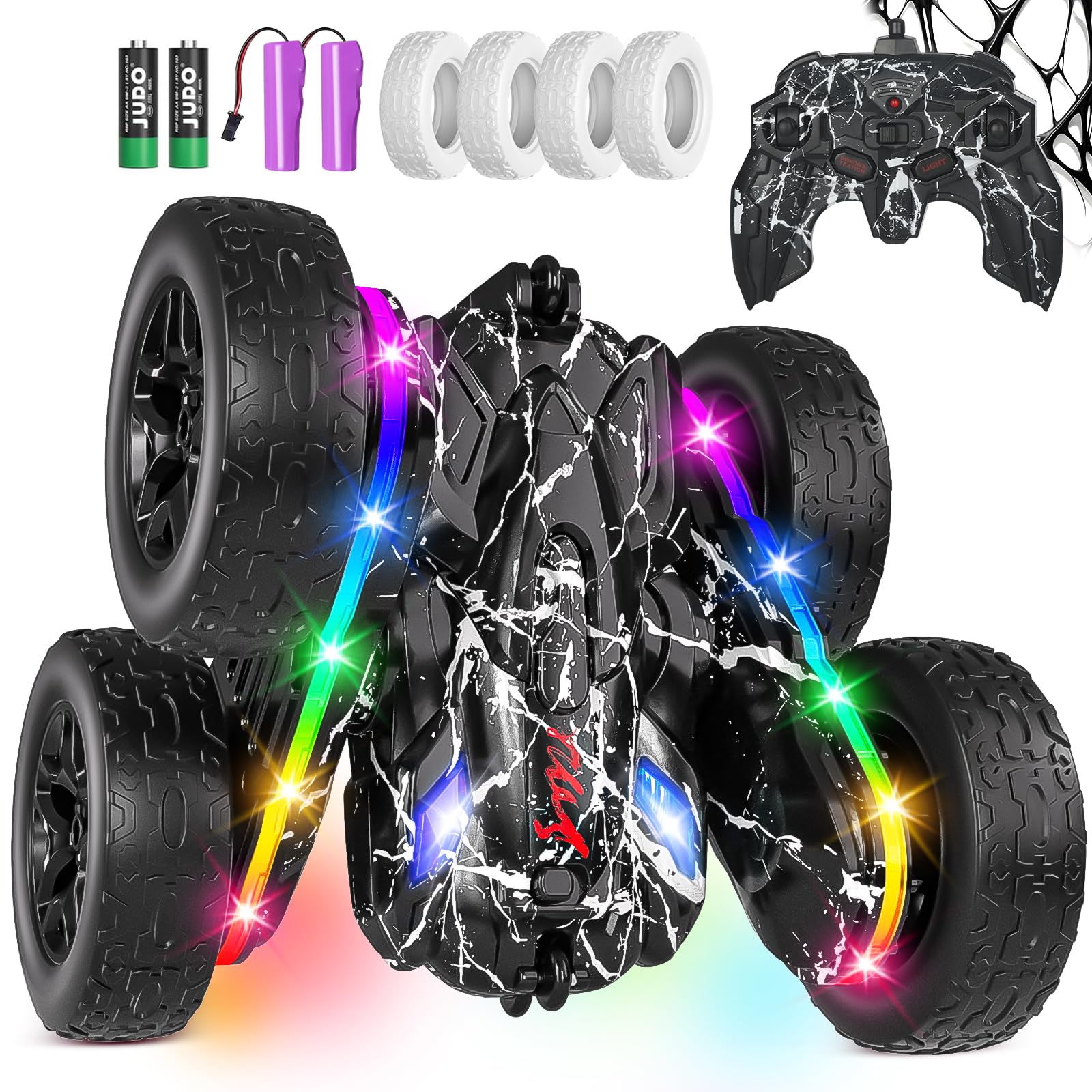 Foto 2 pulgar | Coches De Control Remoto Terucle Rc Para Niños De 5 A 7 Años Con Luces - Venta Internacional.