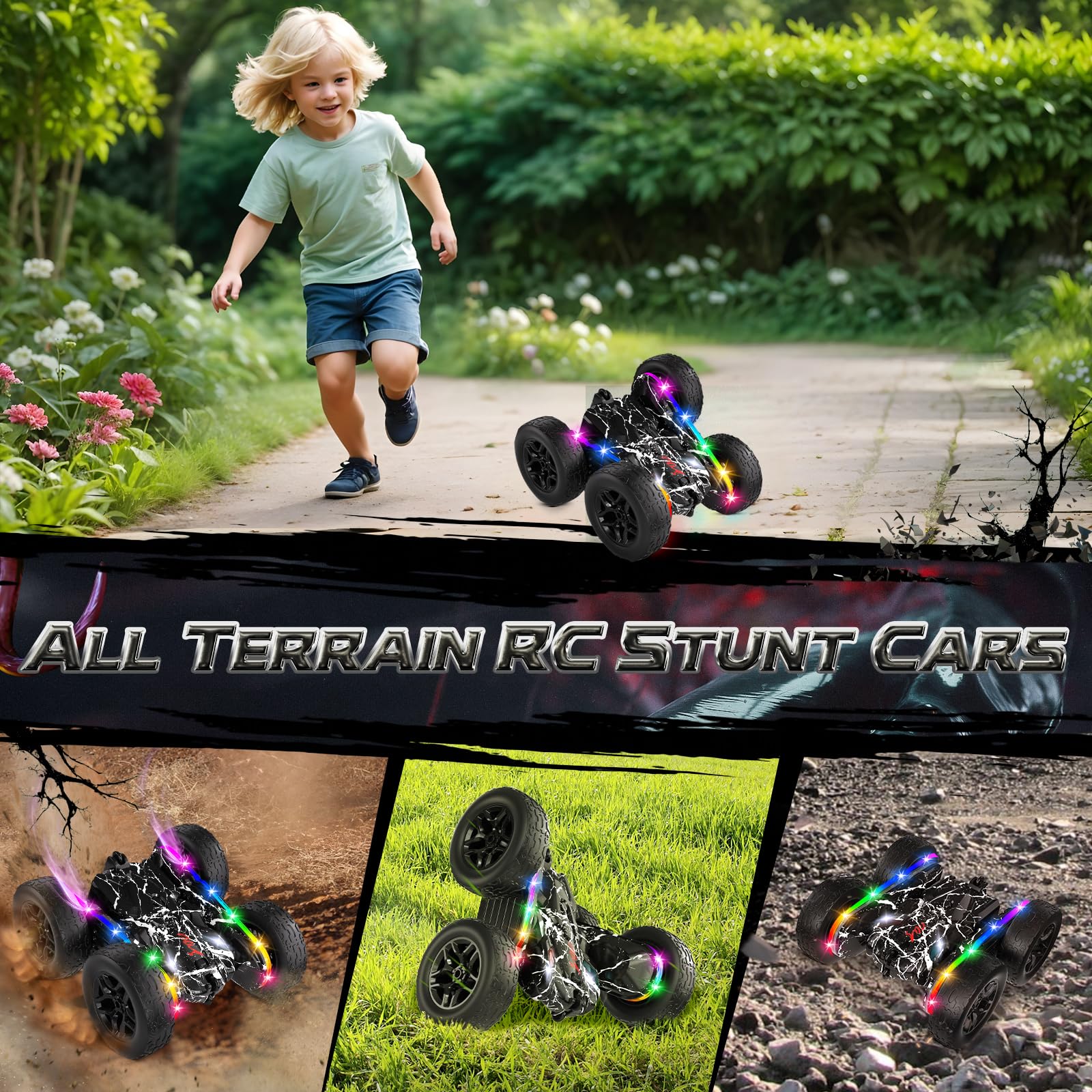 Foto 6 pulgar | Coches De Control Remoto Terucle Rc Para Niños De 5 A 7 Años Con Luces - Venta Internacional.